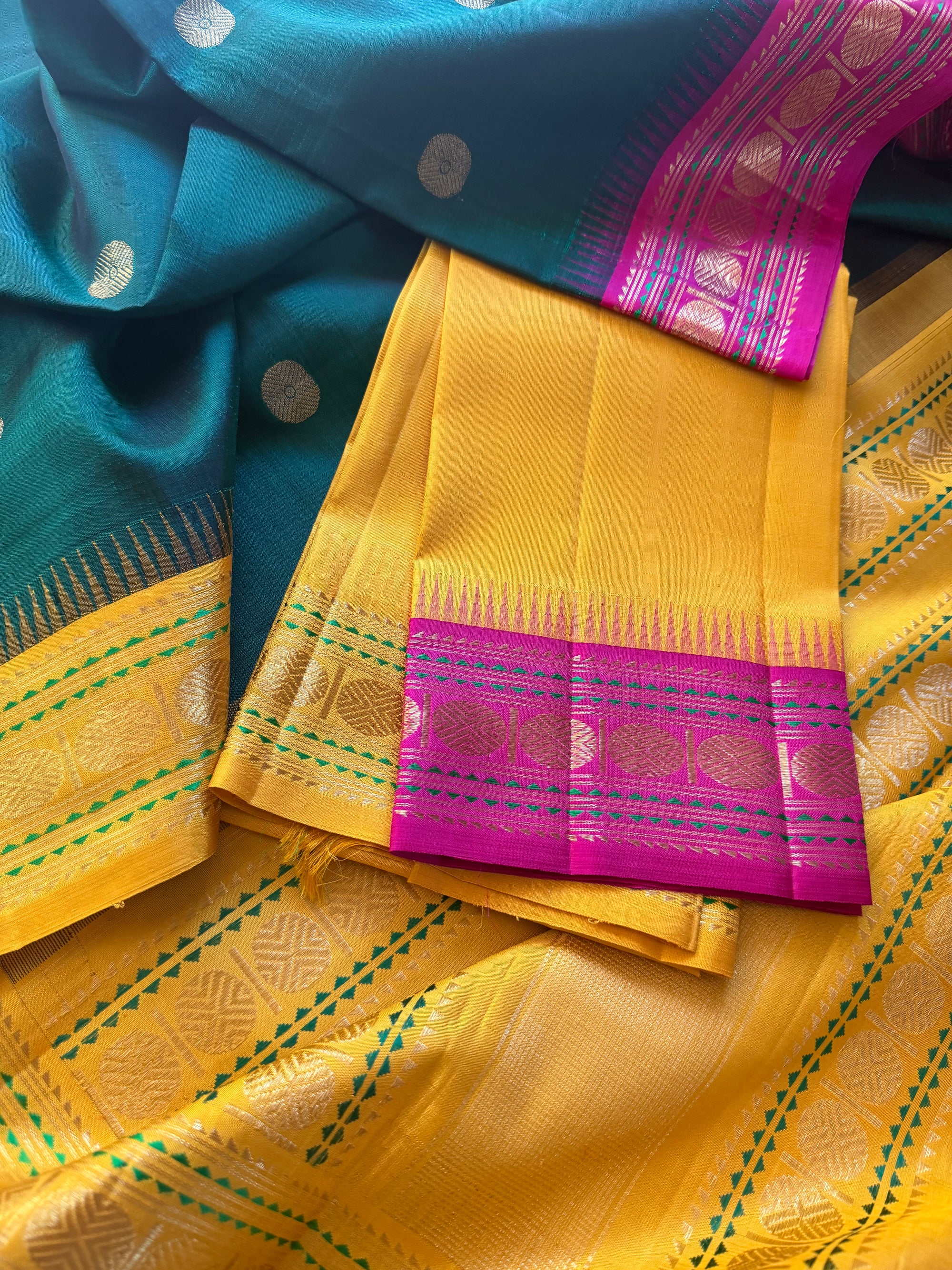 Korvai Kanjivaram  - Vintage Recreation Saree 