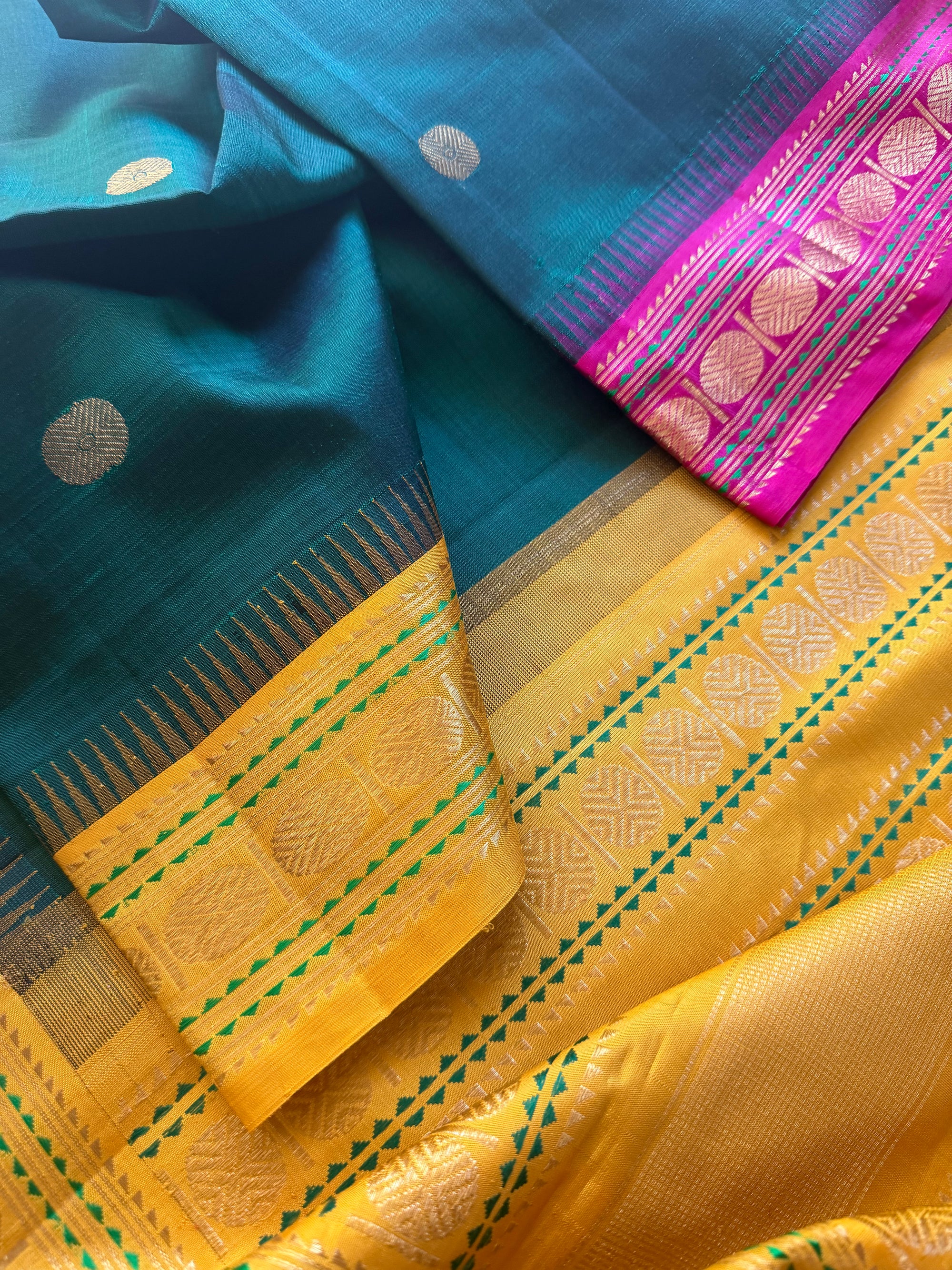 Korvai Kanjivaram  - Vintage Recreation Saree 