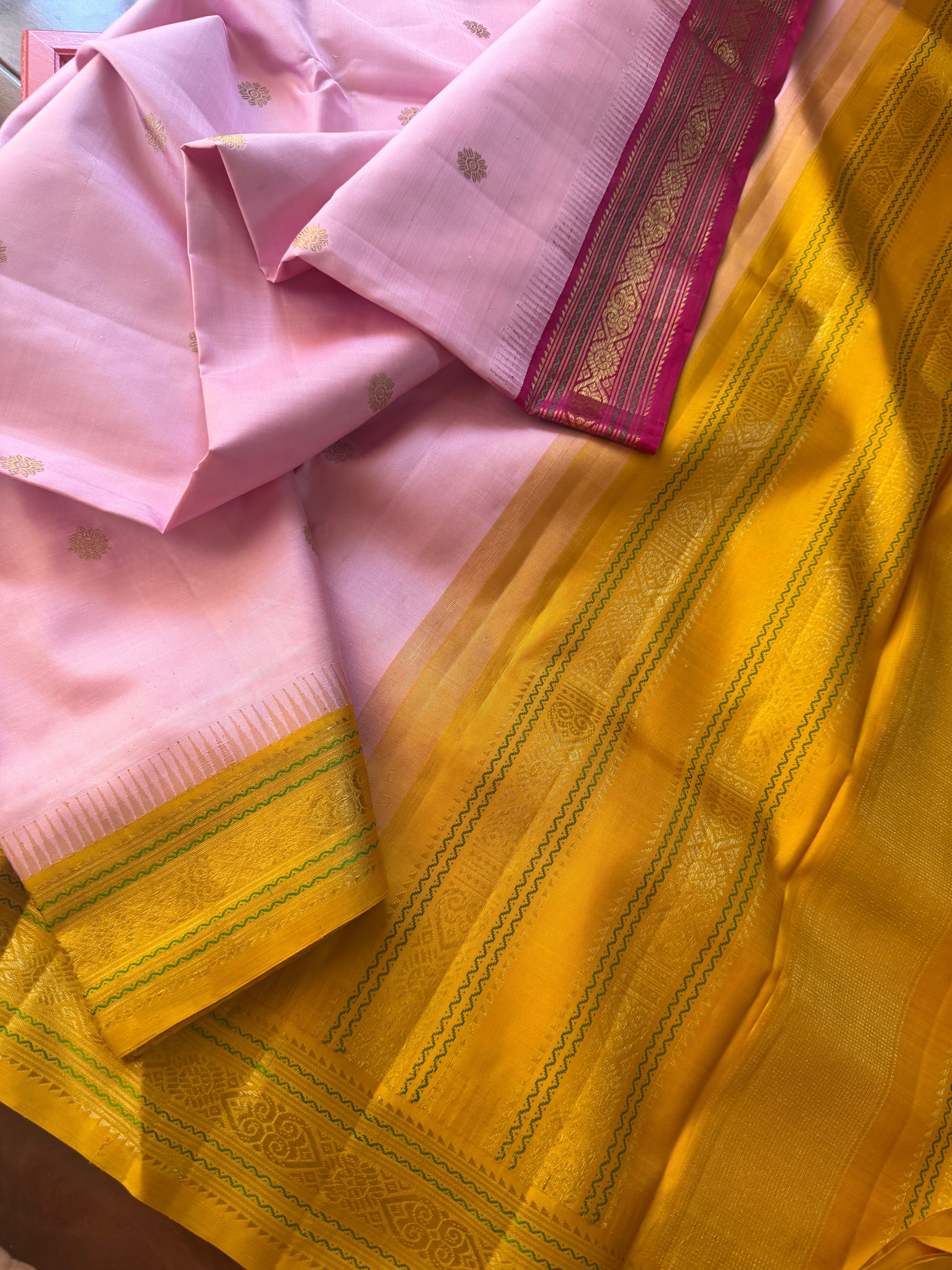 Korvai Kanjivaram  - Vintage Recreation Saree 