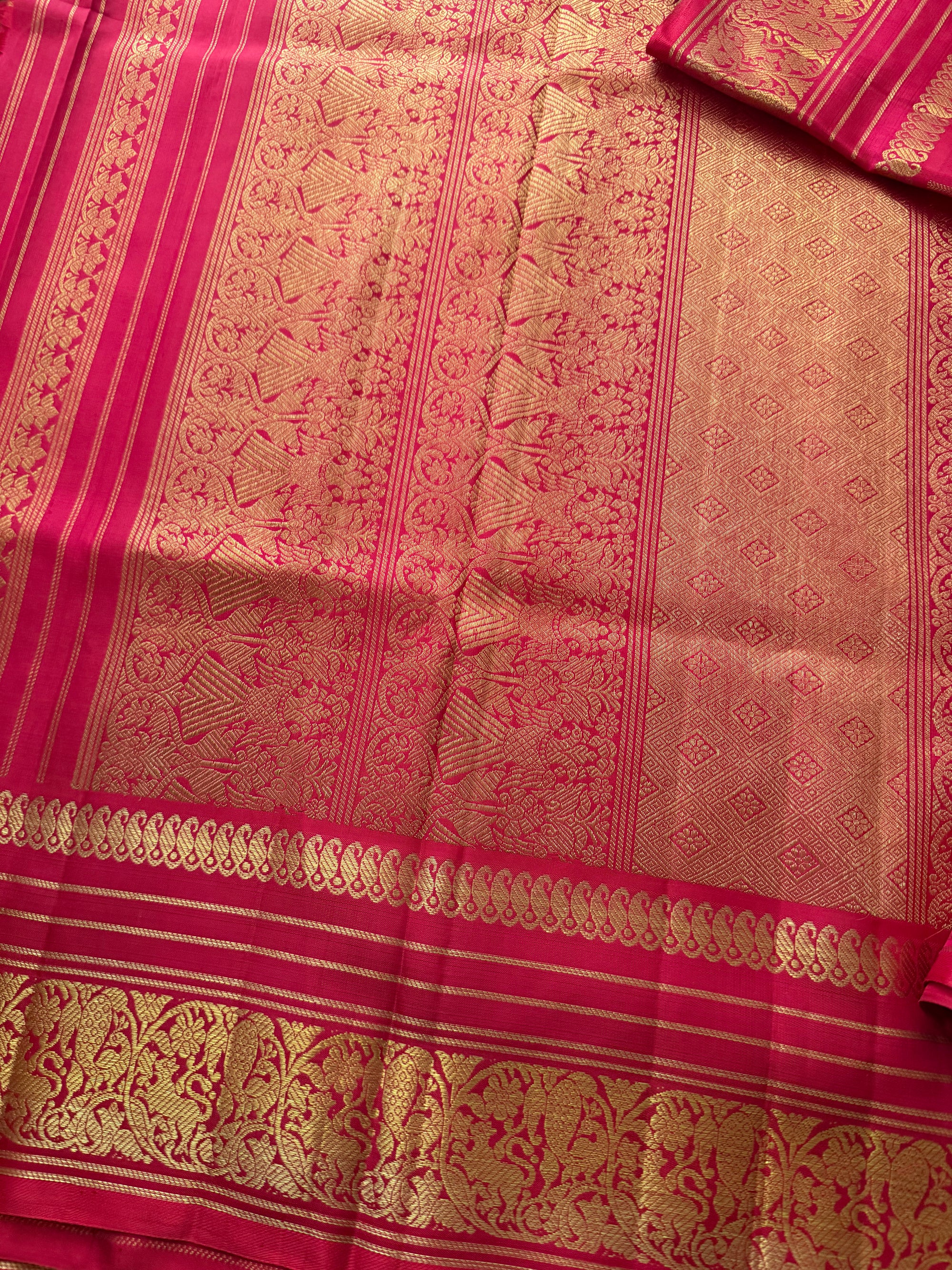 Korvai Kanjivaram  - Vintage Recreation Saree 