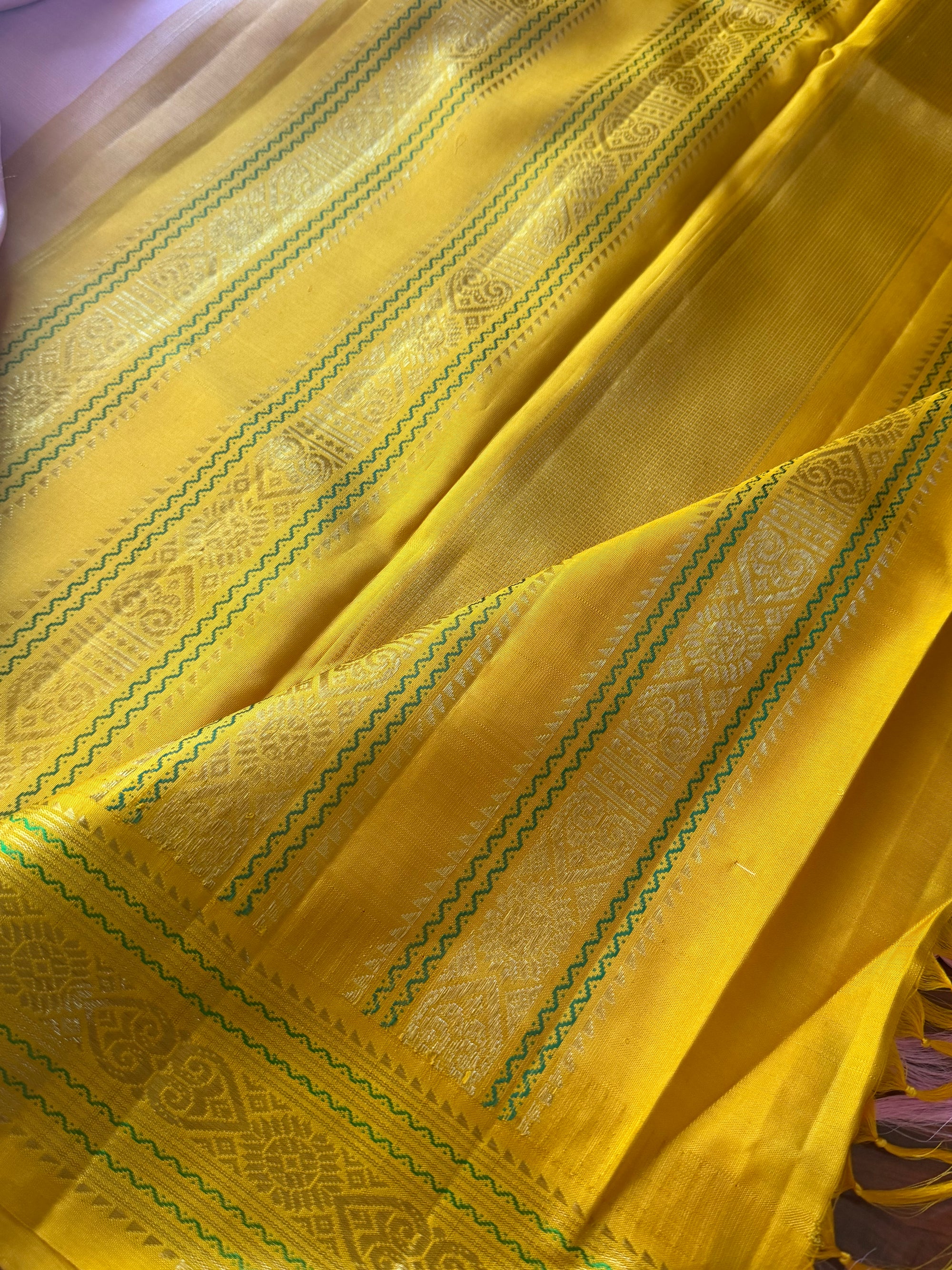 Korvai Kanjivaram  - Vintage Recreation Saree 