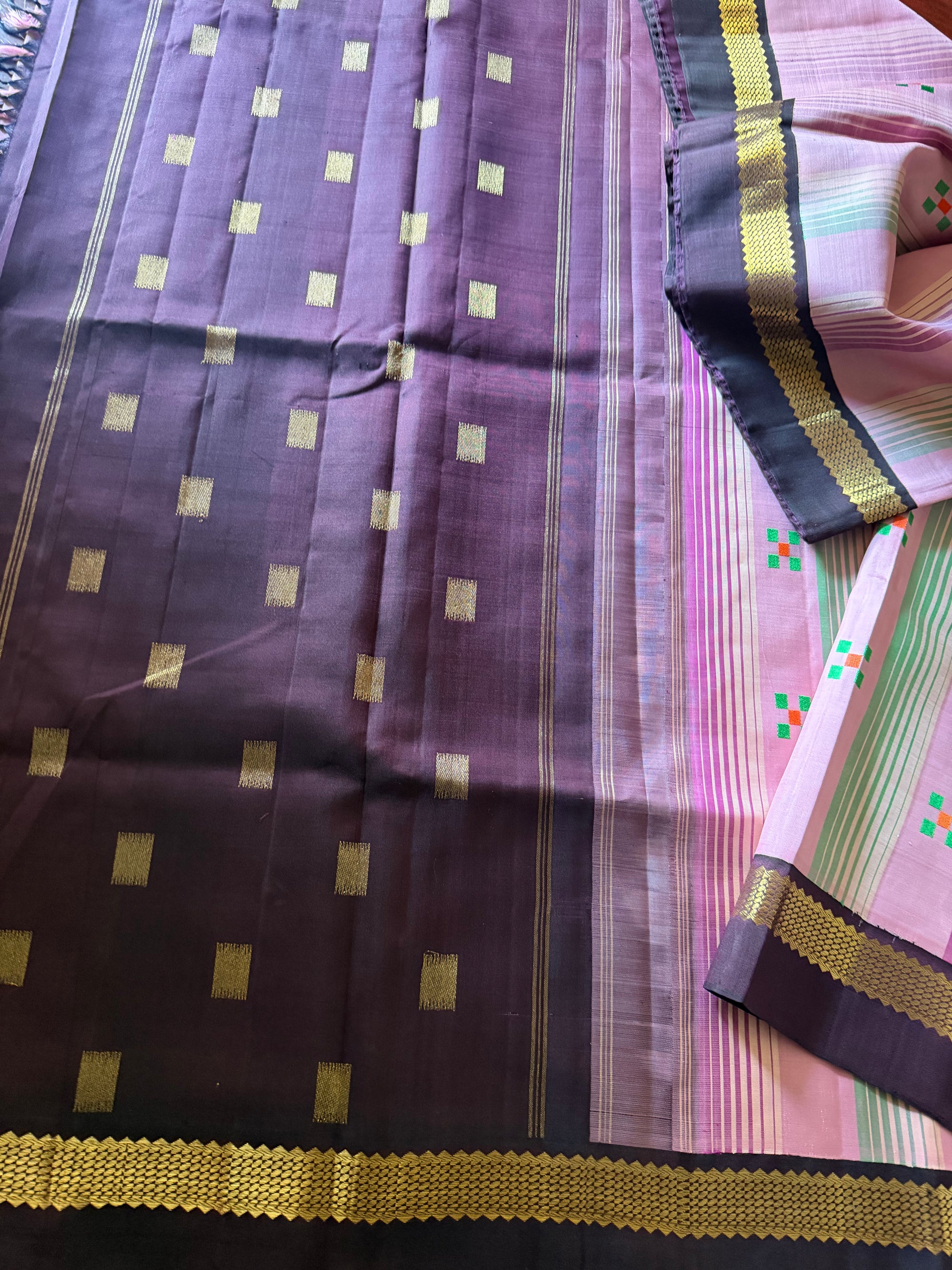 Korvai Kanjivaram  - Vintage Recreation Saree 