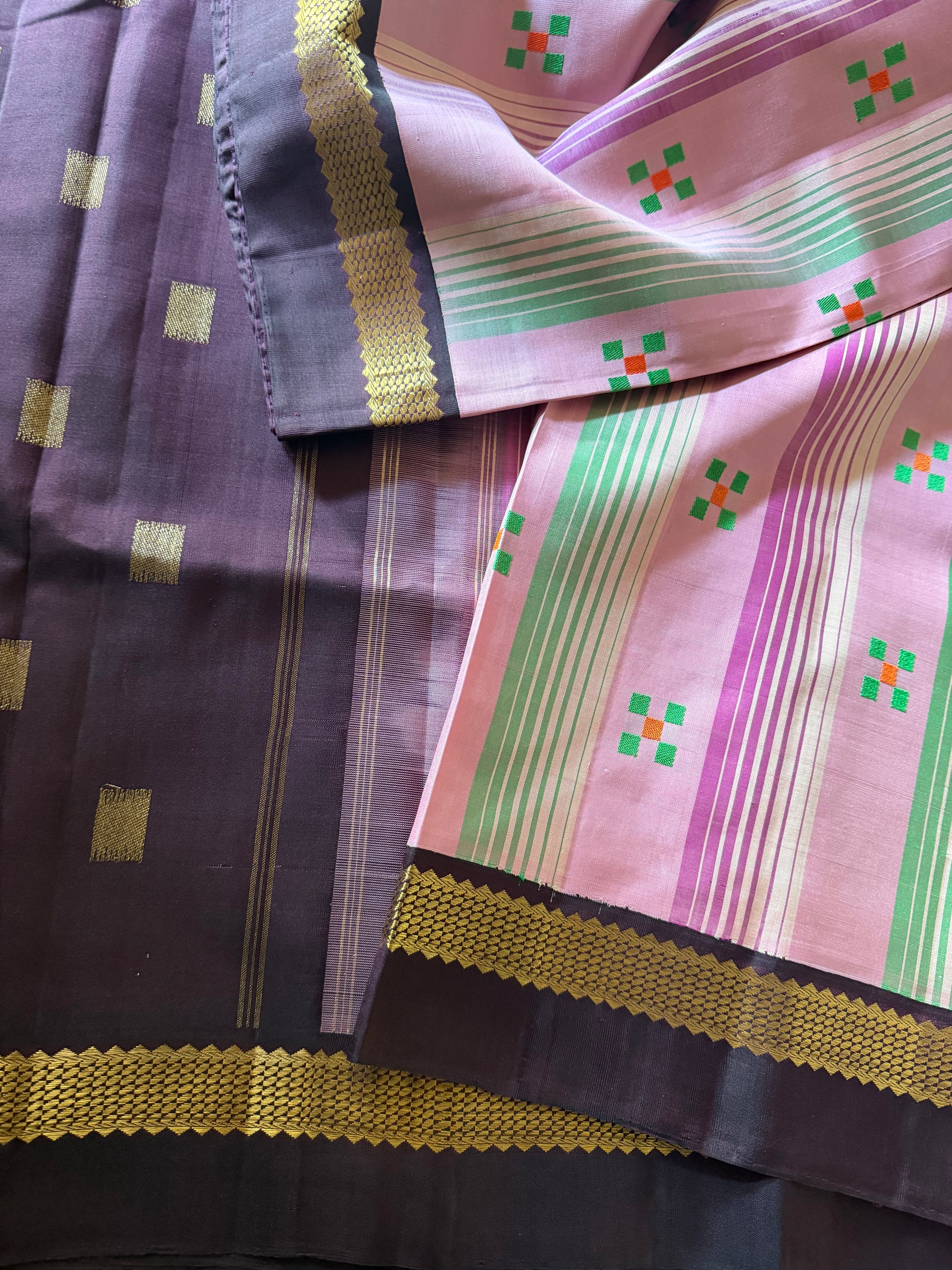 Korvai Kanjivaram  - Vintage Recreation Saree 