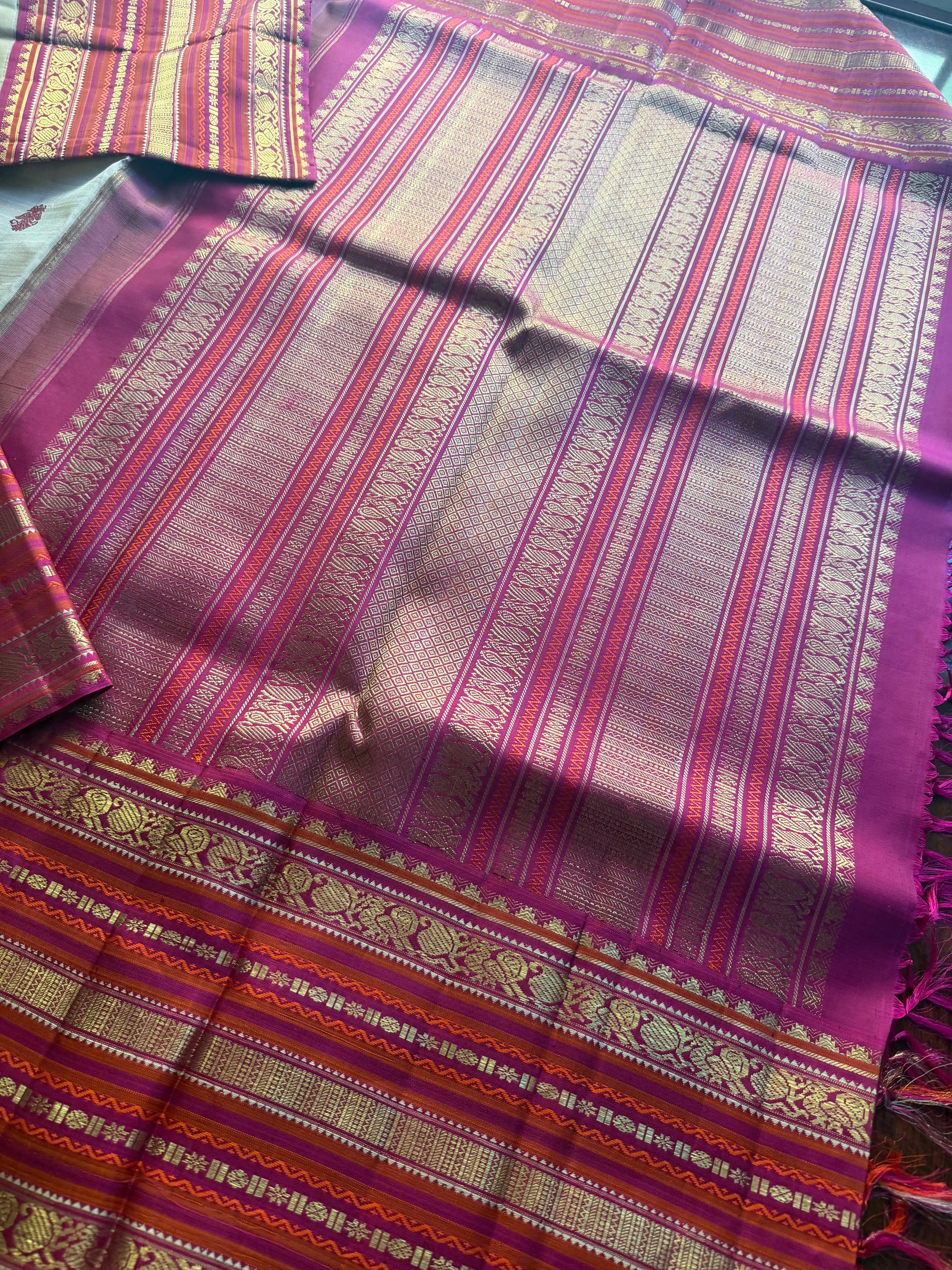 MYTHILI:  Korvai Kanjivaram