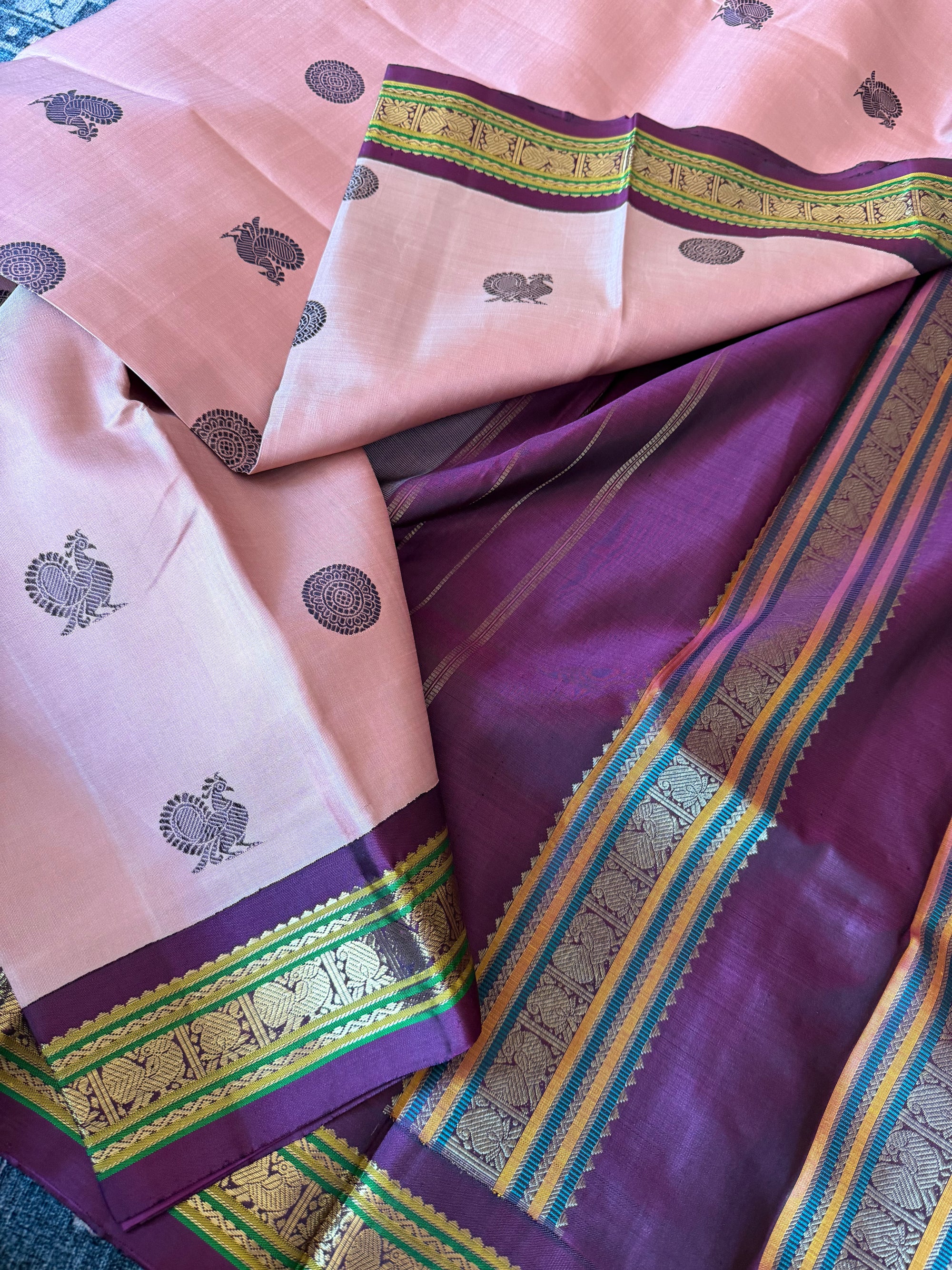 MAATHEY: SILKEN MOTIFS (Mauve + Purple)