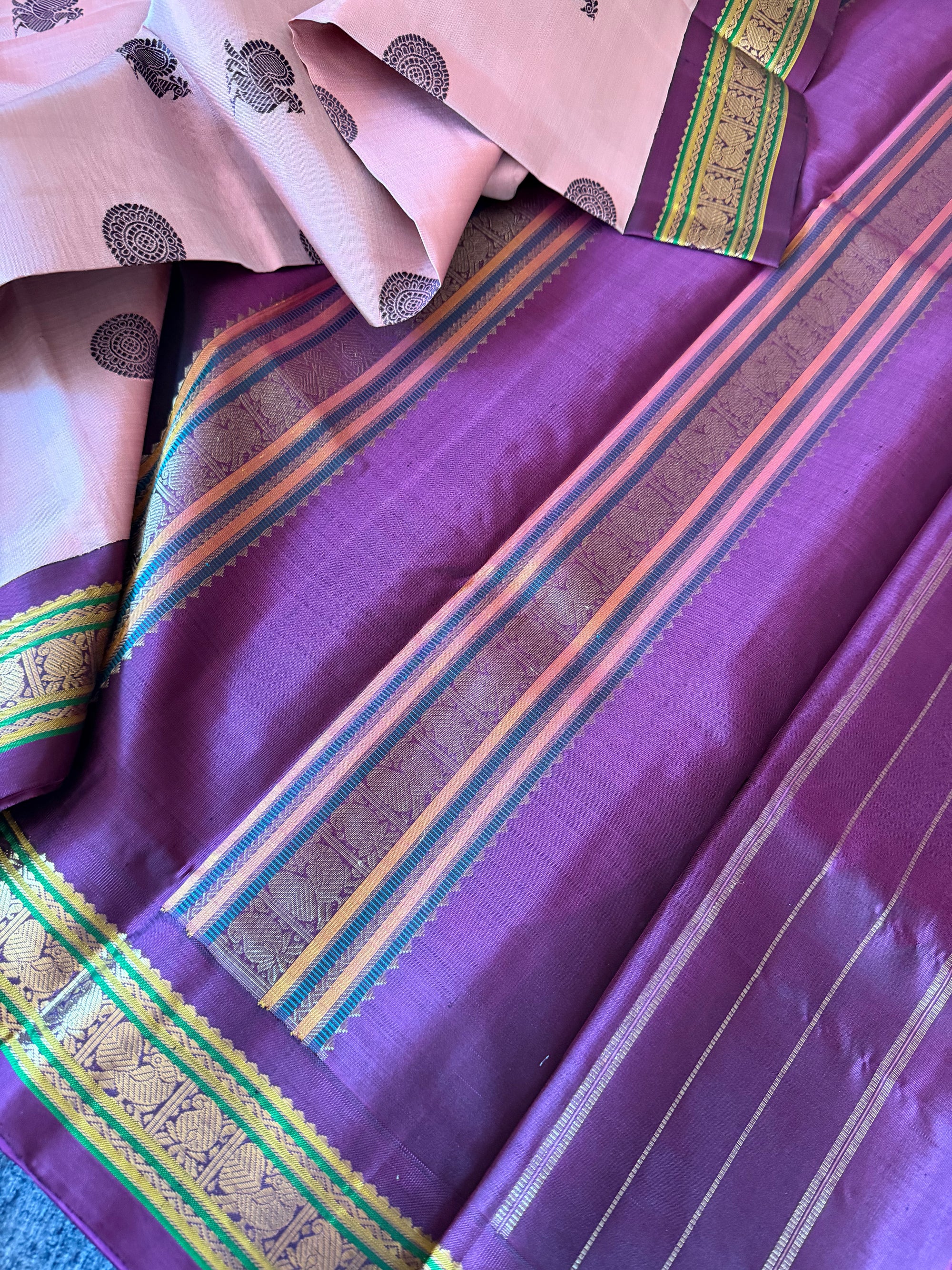 MAATHEY: SILKEN MOTIFS (Mauve + Purple)