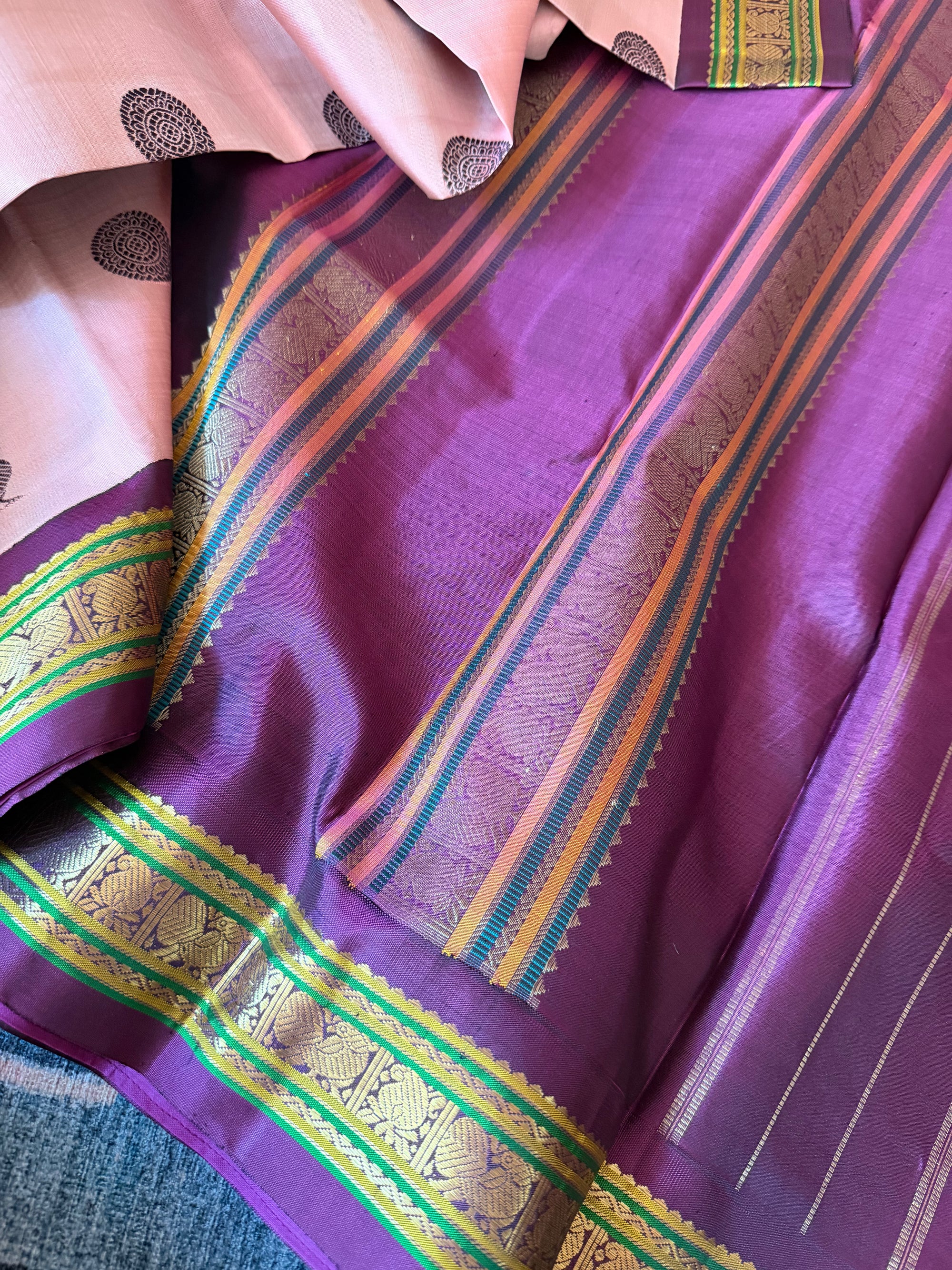 MAATHEY: SILKEN MOTIFS (Mauve + Purple)