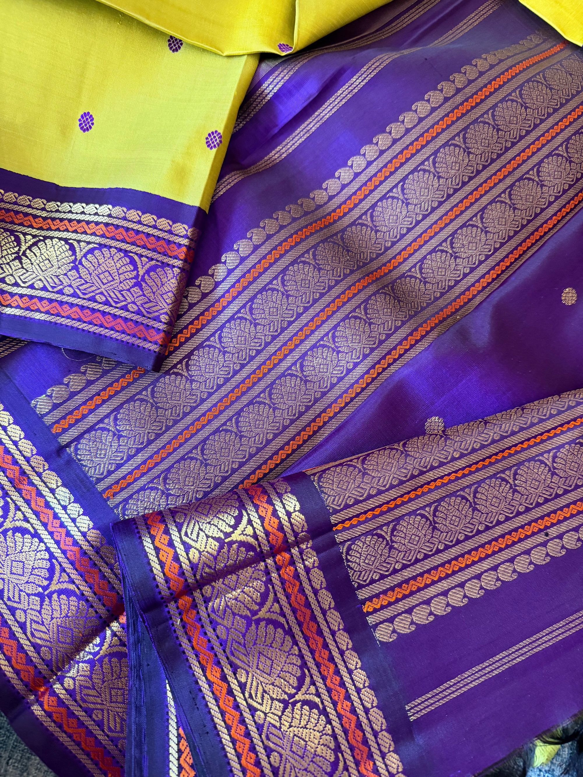 MAATHEY: SILKEN MOTIFS (Sampanga + Purple)