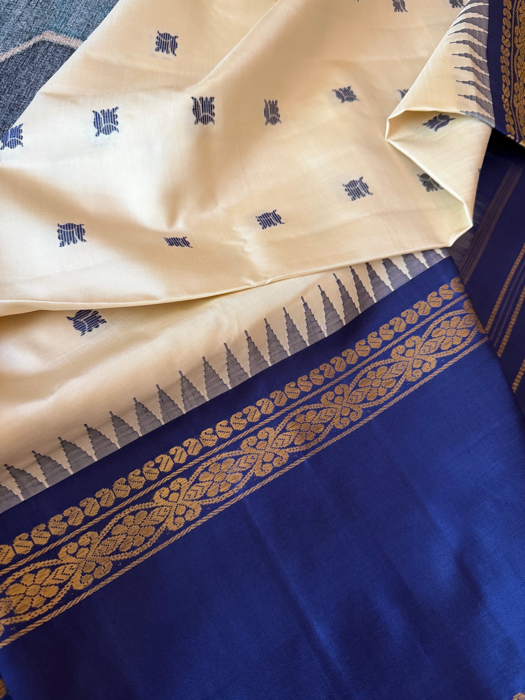 Korvai Kanjivaram  - Vintage Recreation Saree 