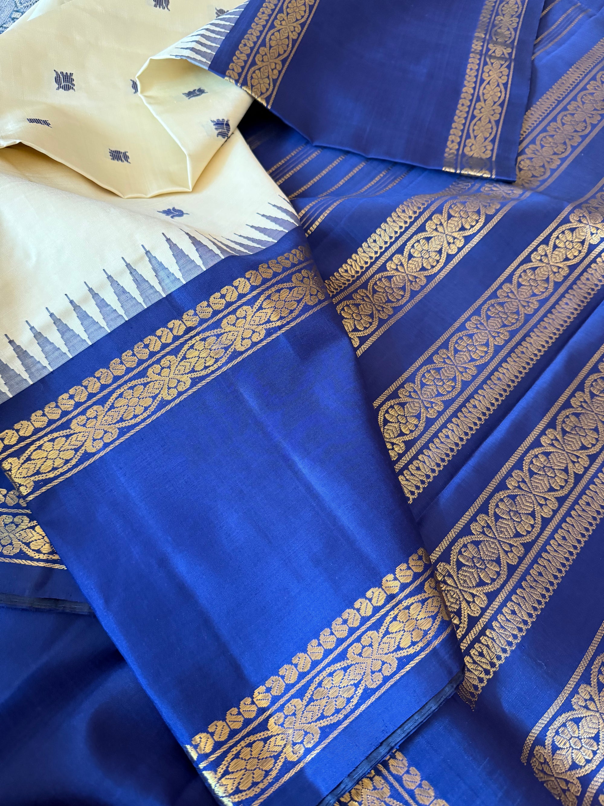 Korvai Kanjivaram  - Vintage Recreation Saree 