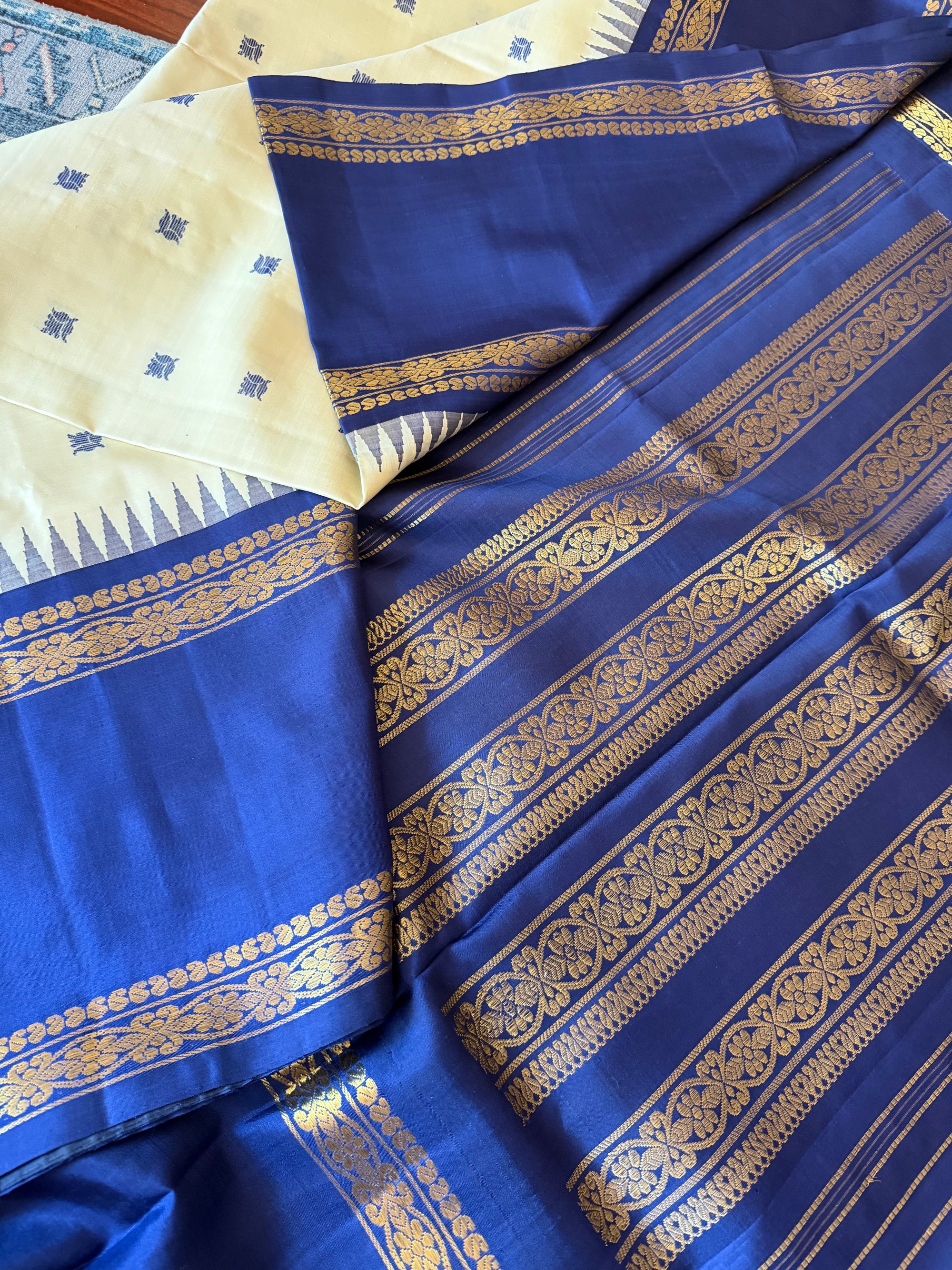 Korvai Kanjivaram  - Vintage Recreation Saree 