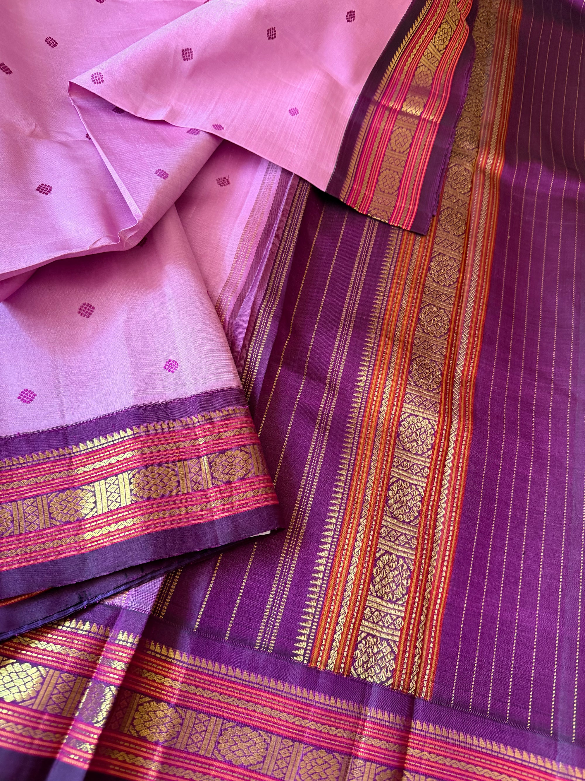 MAATHEY: SILKEN MOTIFS (Lilac + Plum)