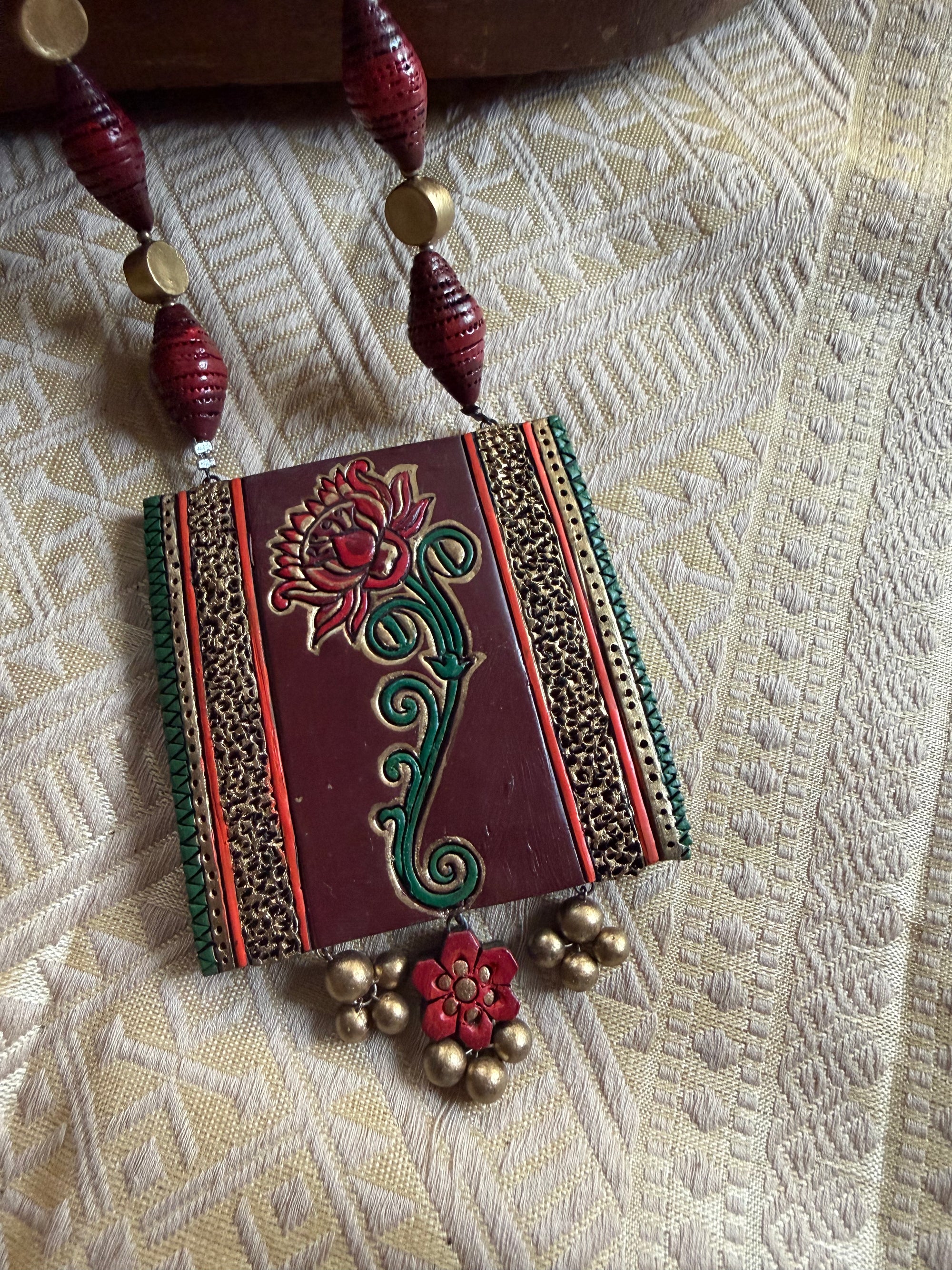 Terracotta Jewelry : Dark Maroon