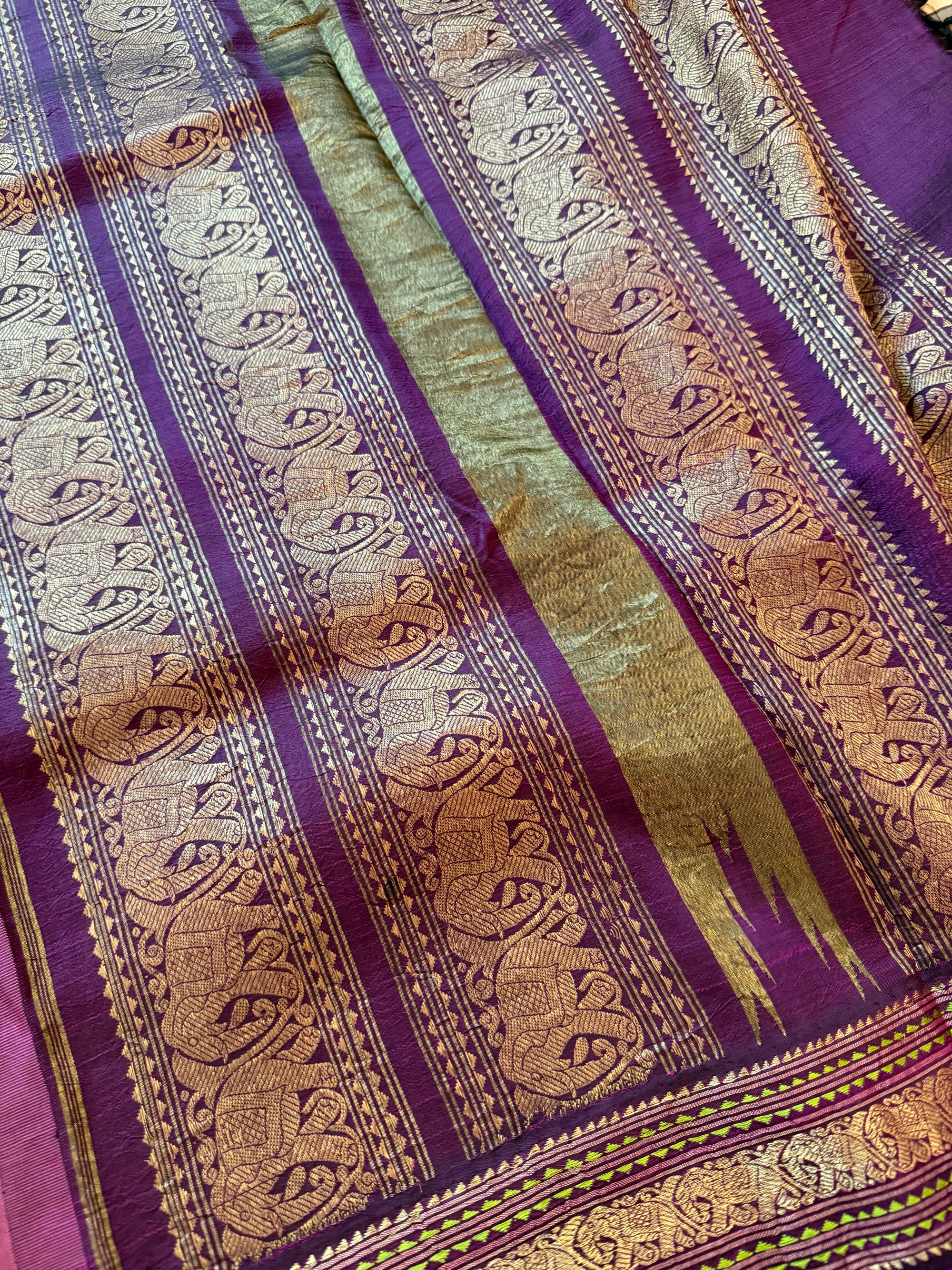 VRIKSHA: Scripted Kalamkari on Kanjivaram