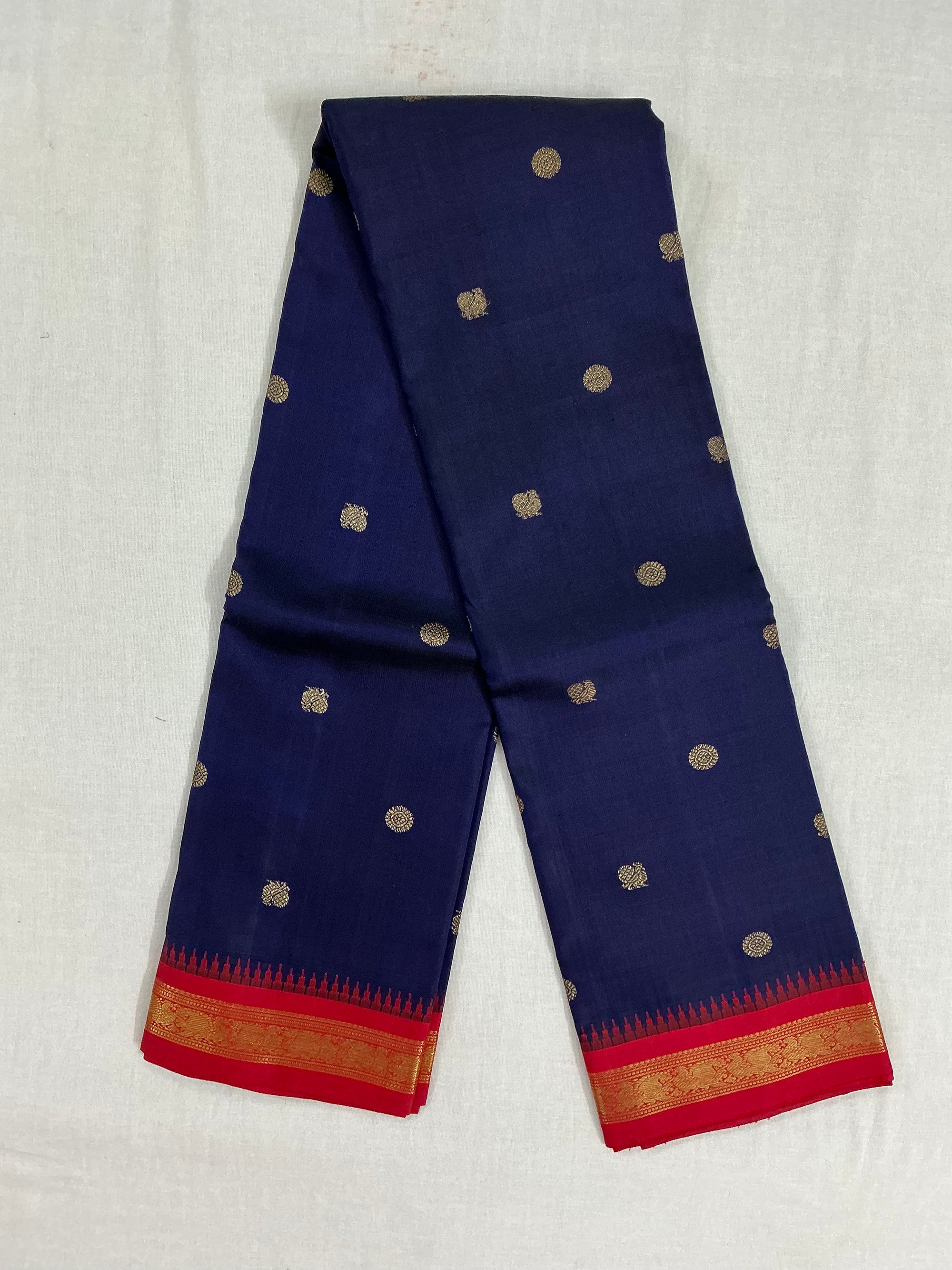 MAATHEY: Small border Korvai Kanjivaram