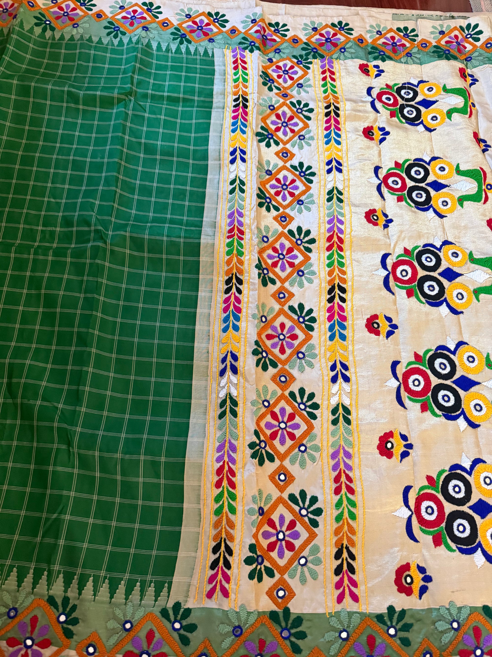 VRIKSHA: Kathiawadi on Gadwal Silk