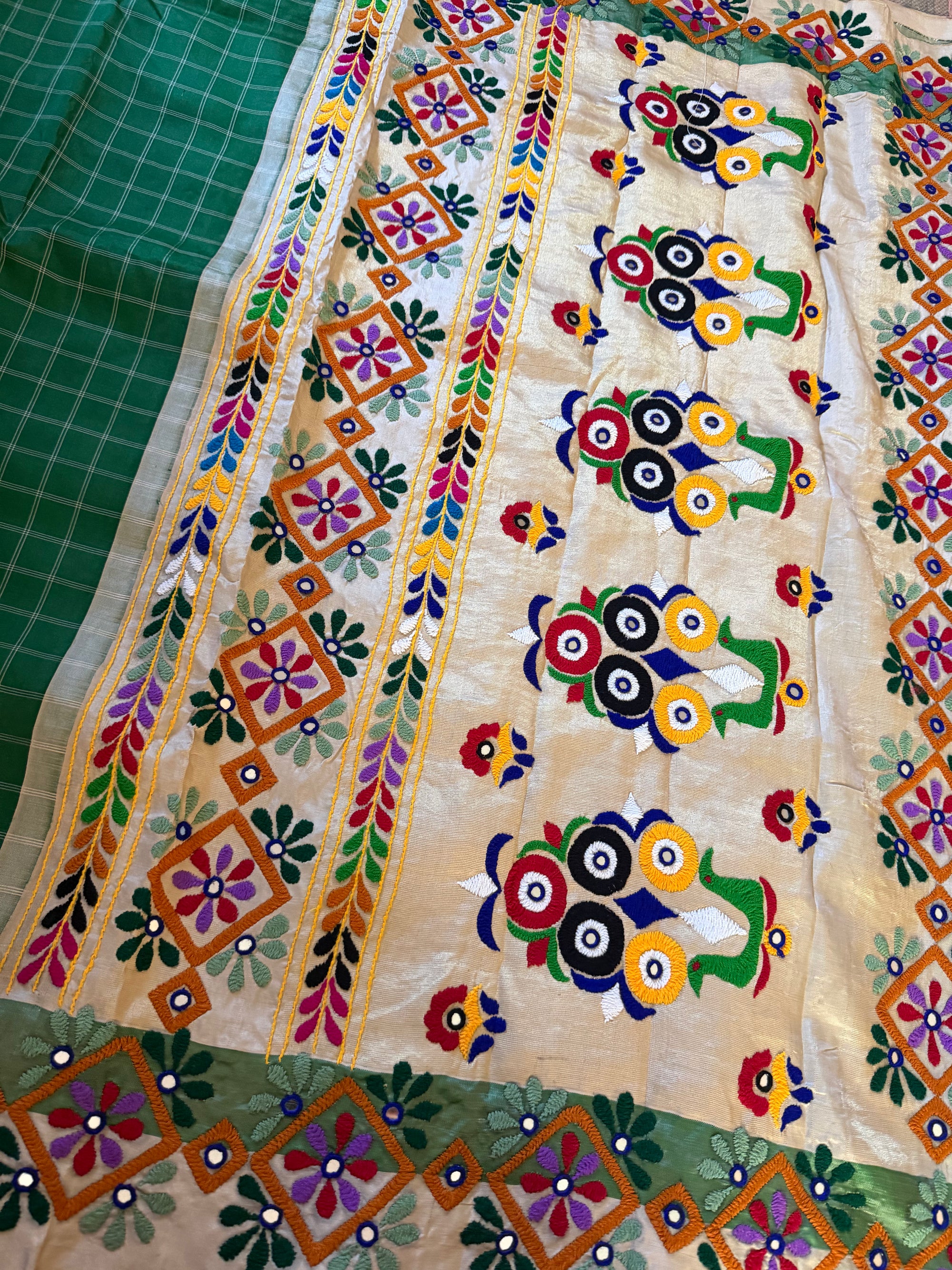 VRIKSHA: Kathiawadi on Gadwal Silk