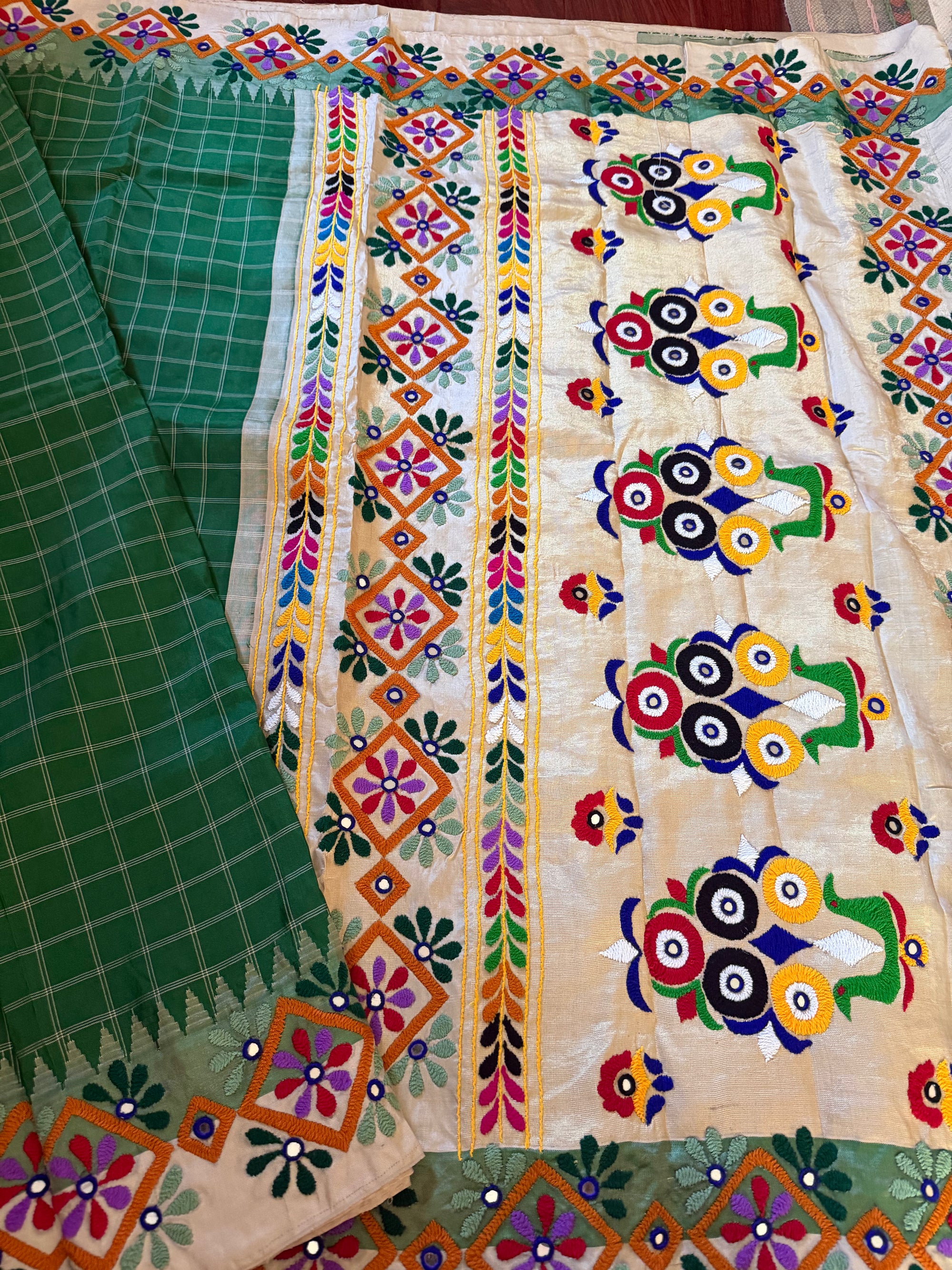 VRIKSHA: Kathiawadi on Gadwal Silk