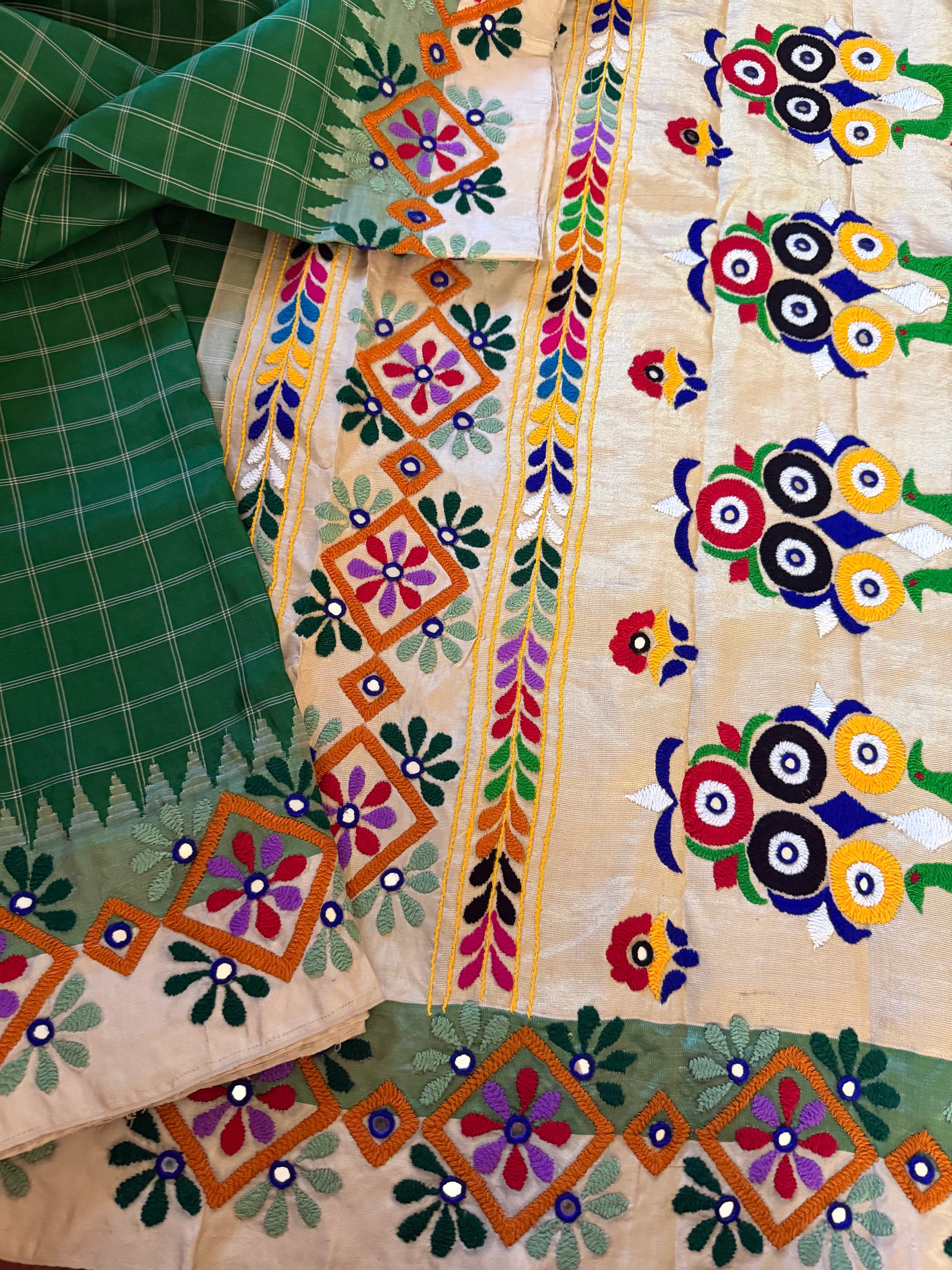 VRIKSHA: Kathiawadi on Gadwal Silk