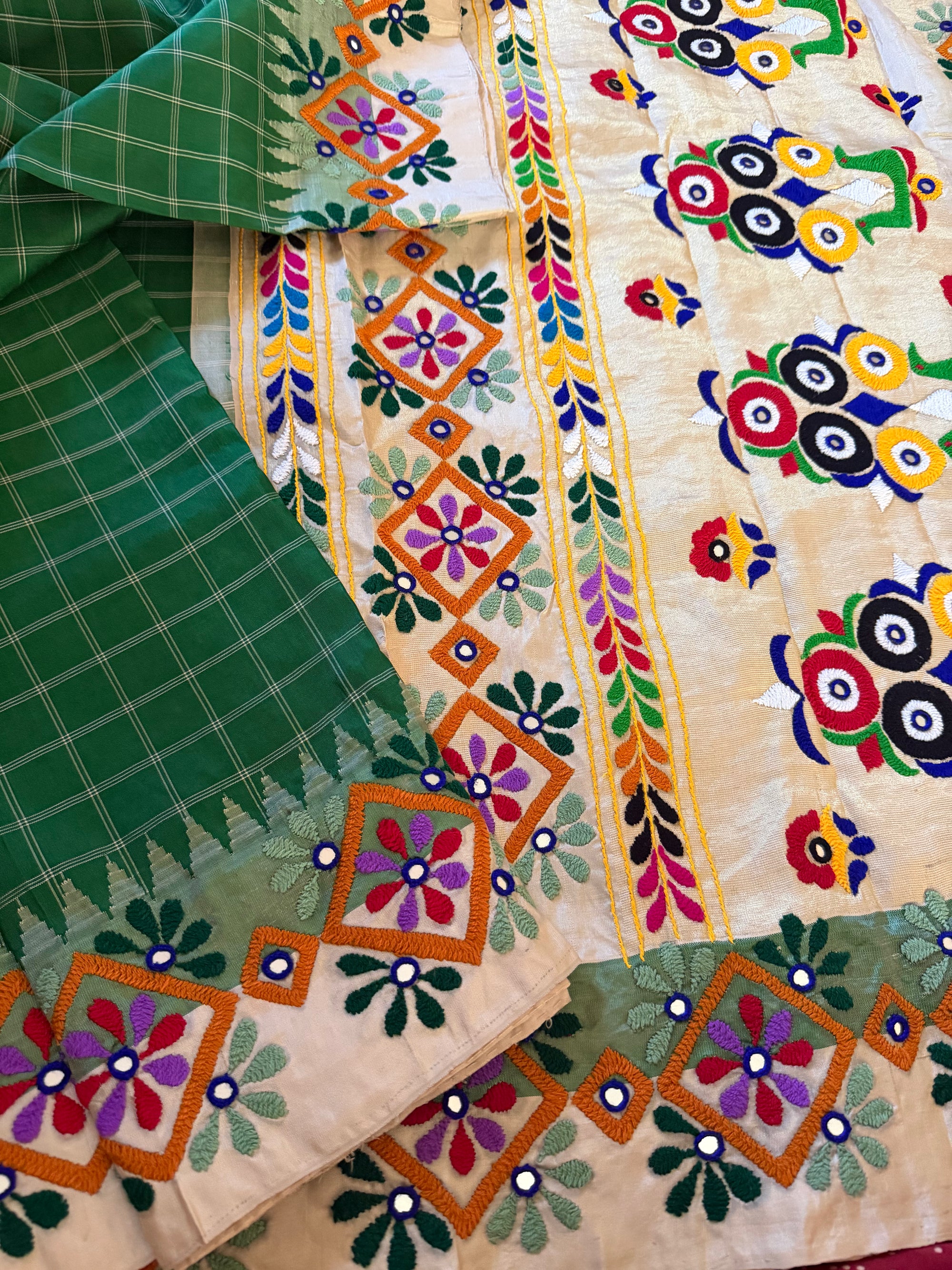 VRIKSHA: Kathiawadi on Gadwal Silk