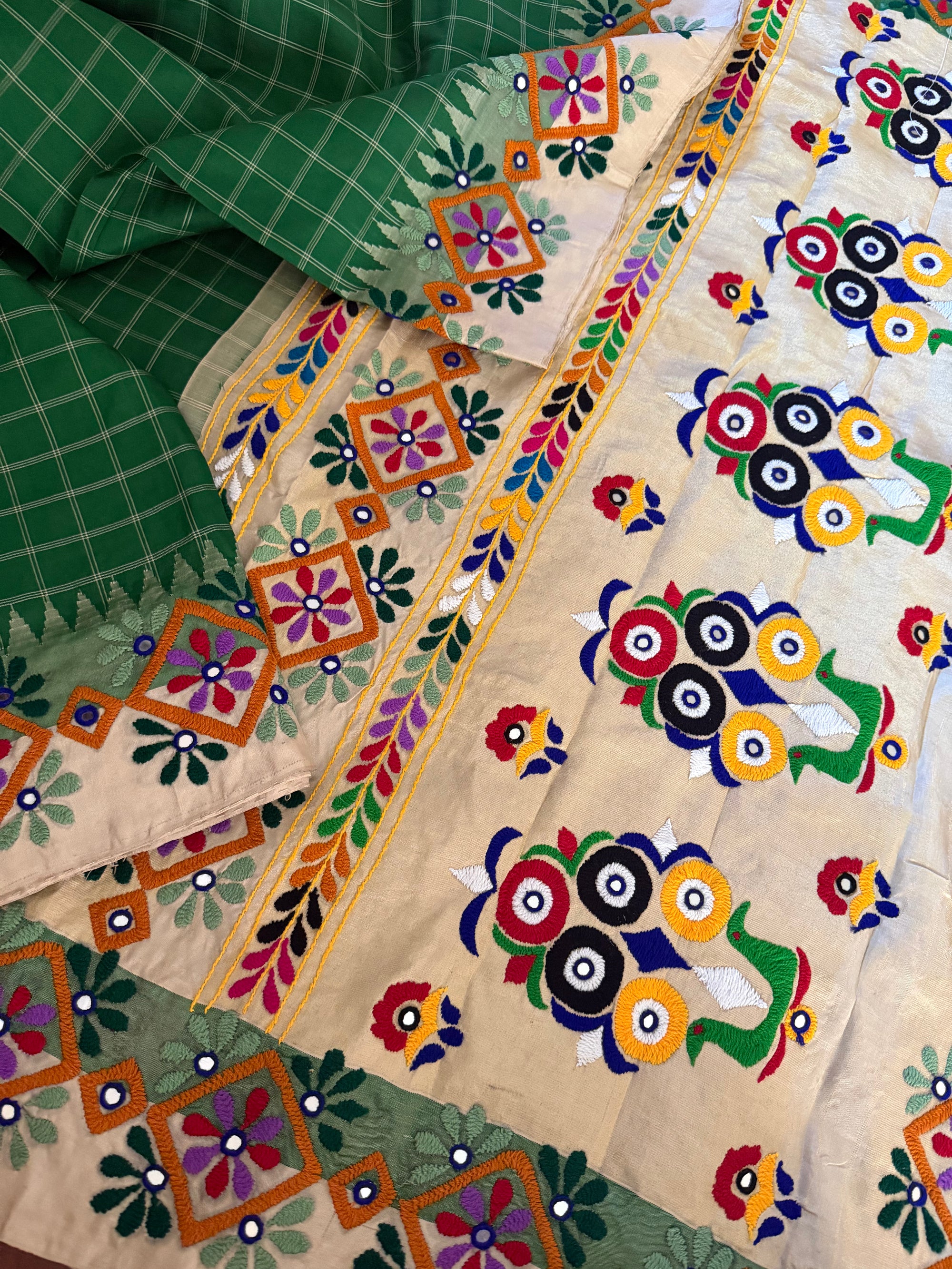 VRIKSHA: Kathiawadi on Gadwal Silk
