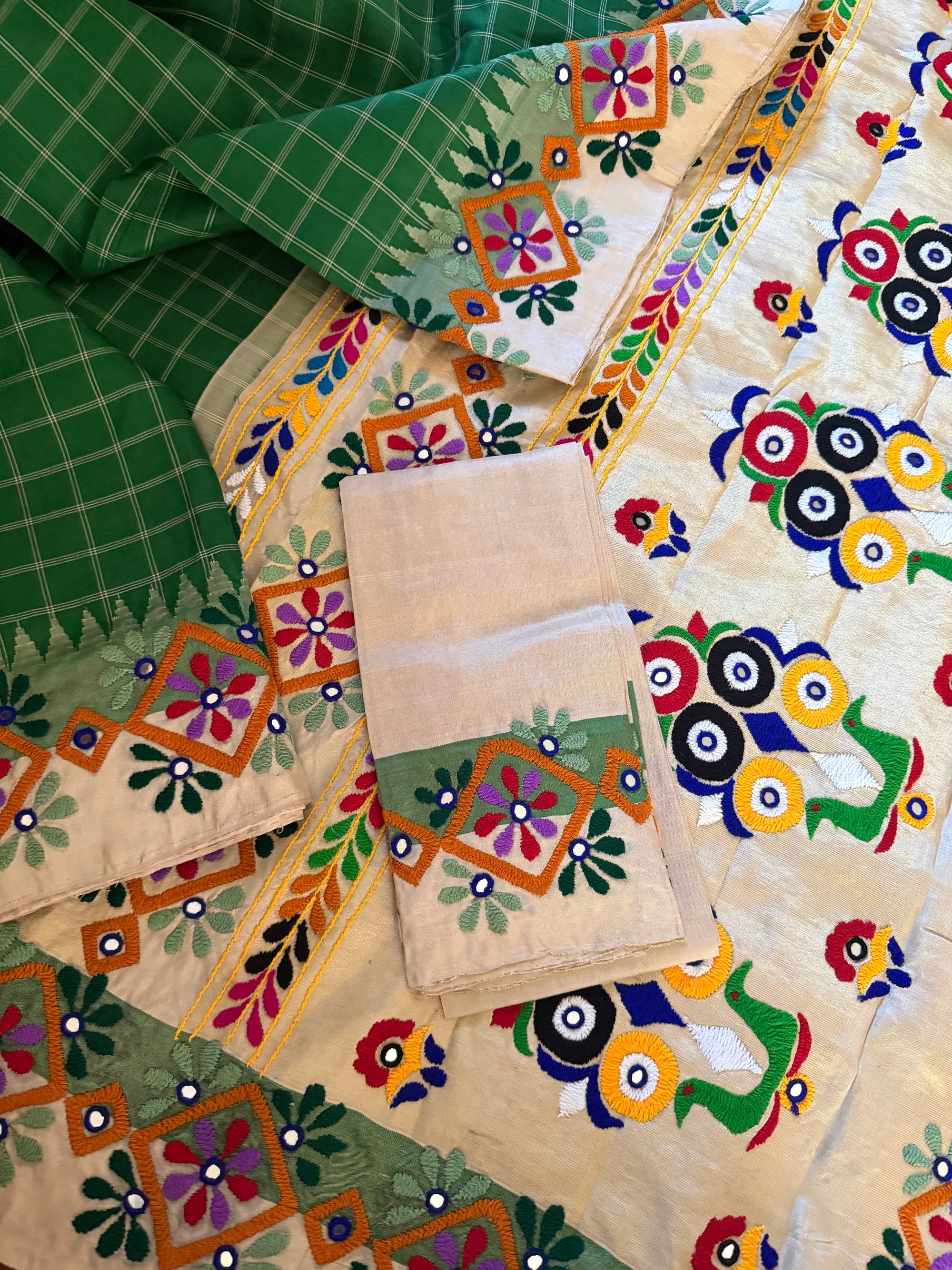 VRIKSHA: Kathiawadi on Gadwal Silk