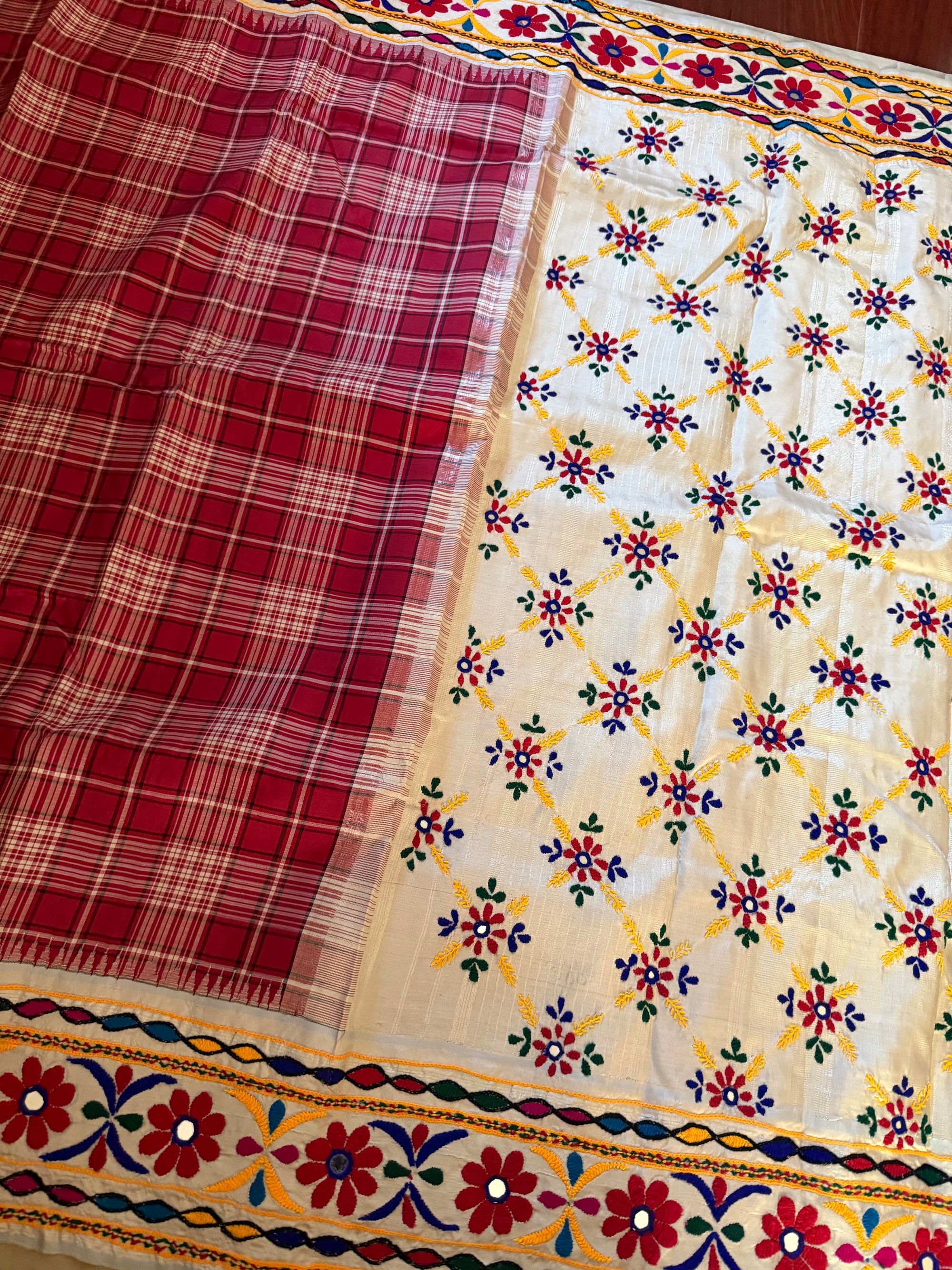 VRIKSHA: Kathiawadi on Kanjivaram Silk