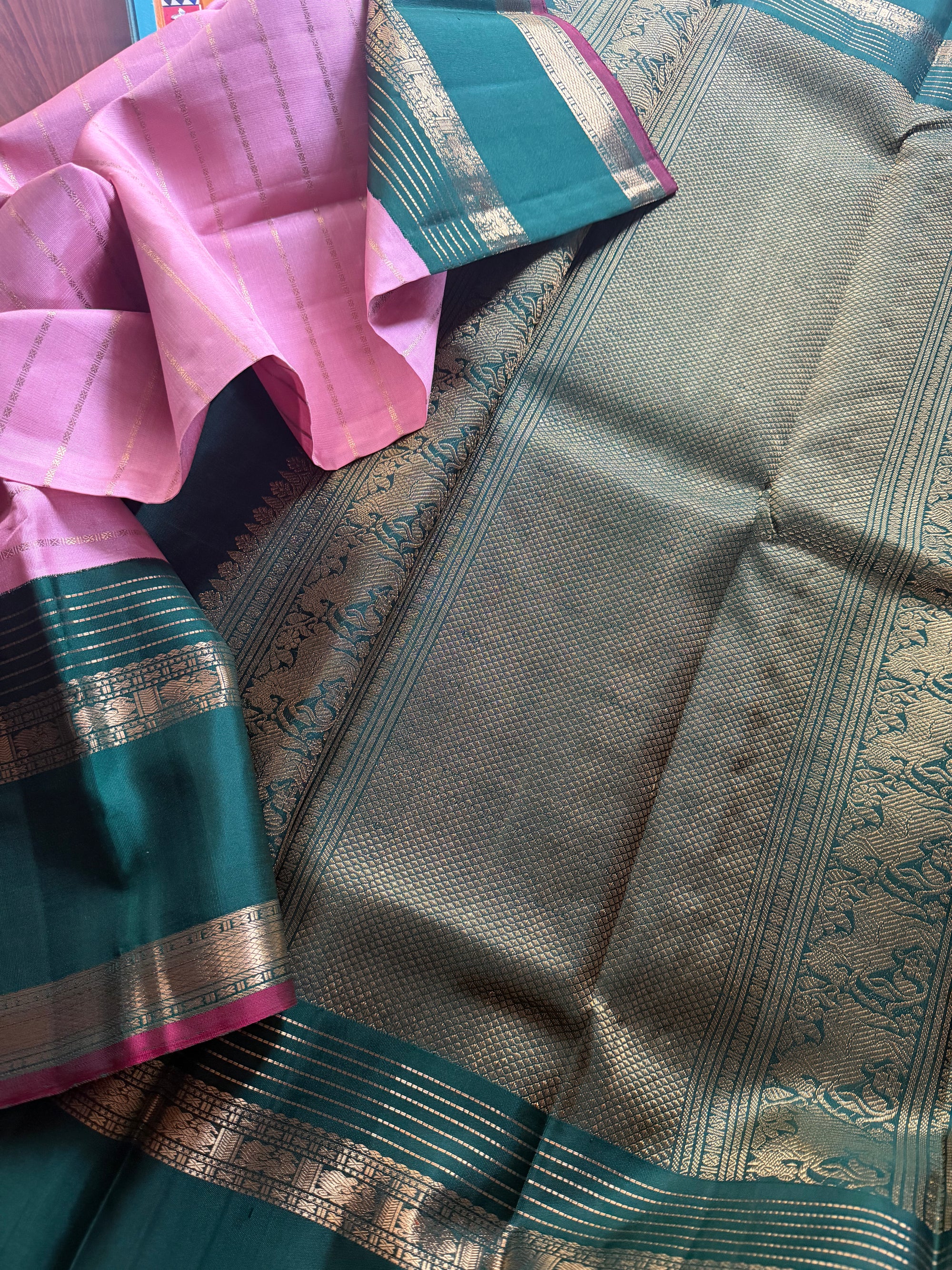 SAREES THAT I CAN'T PART WITH : Vintage Recreated Veldhari Kanjivaram