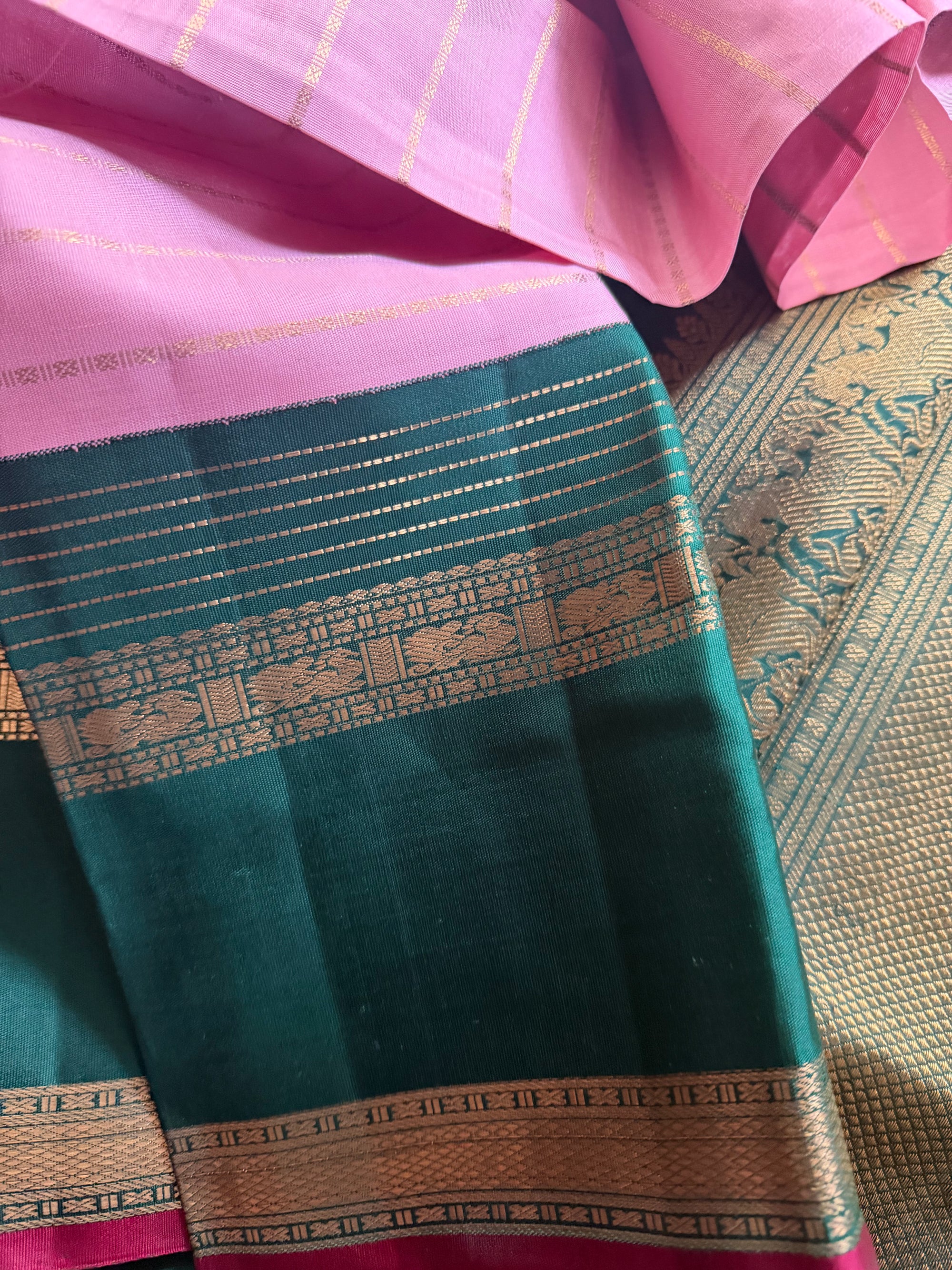 SAREES THAT I CAN'T PART WITH : Vintage Recreated Veldhari Kanjivaram