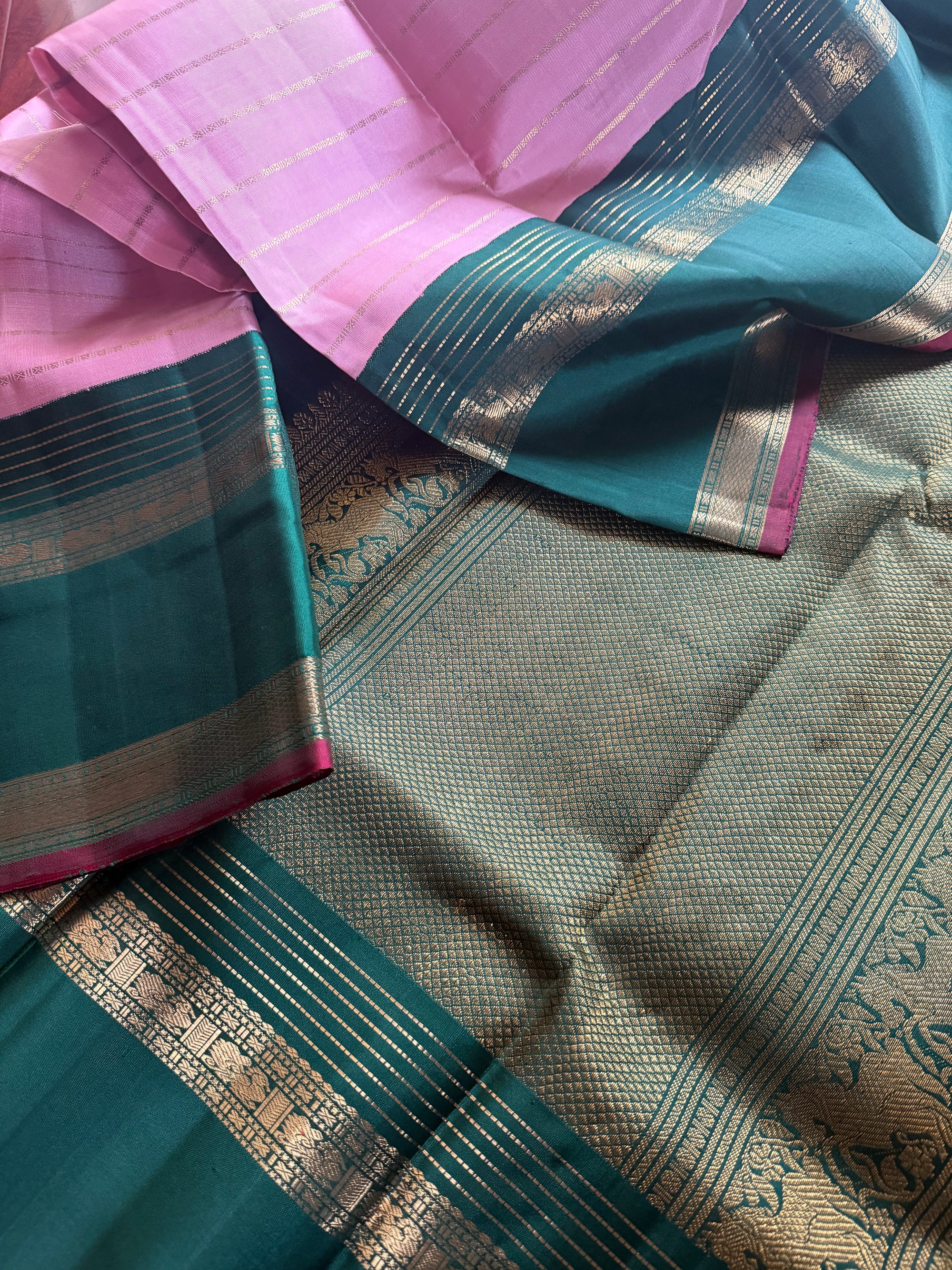 SAREES THAT I CAN'T PART WITH : Vintage Recreated Veldhari Kanjivaram