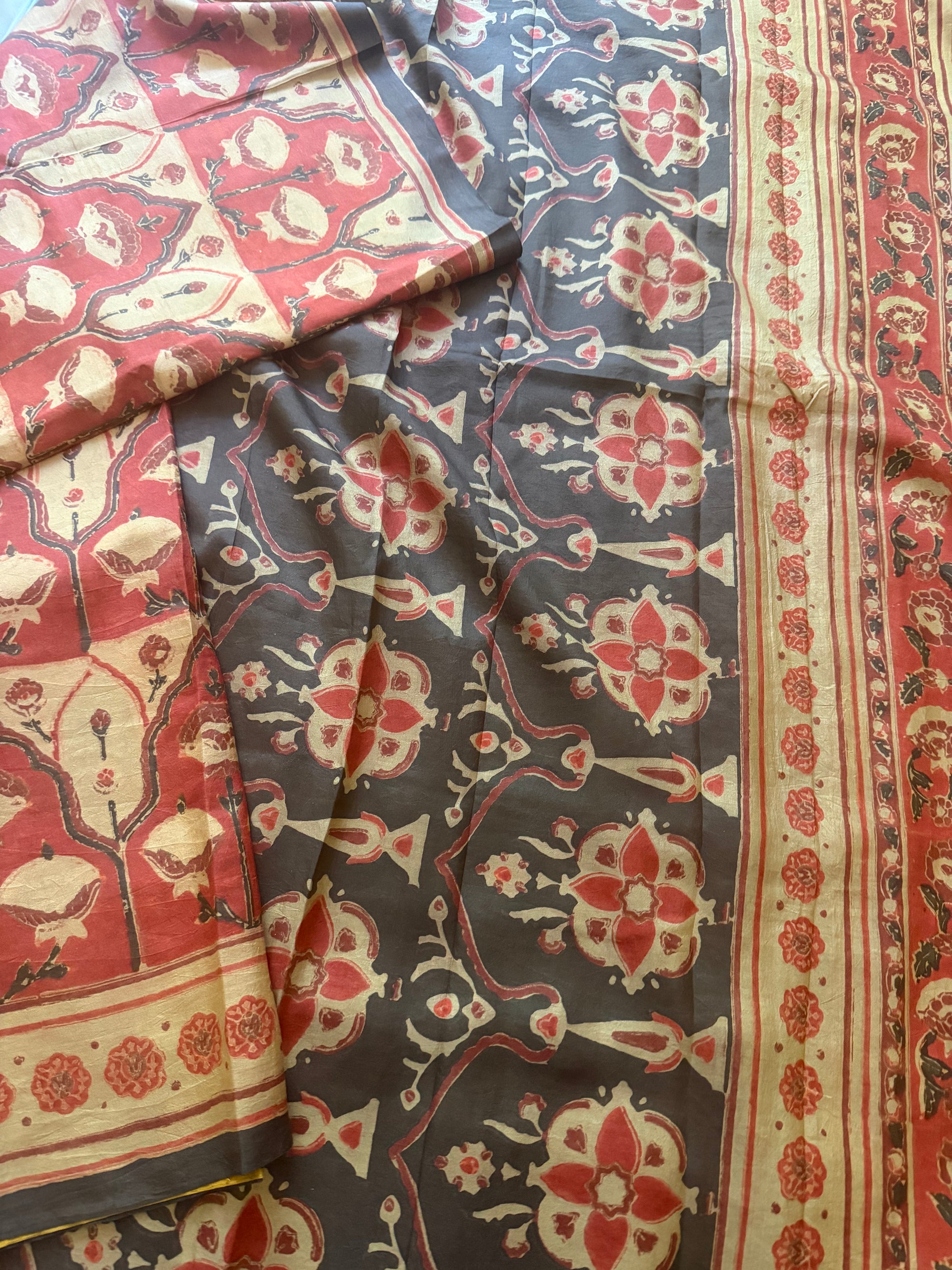 Pracheen Ajrakh - Mulberry Silk