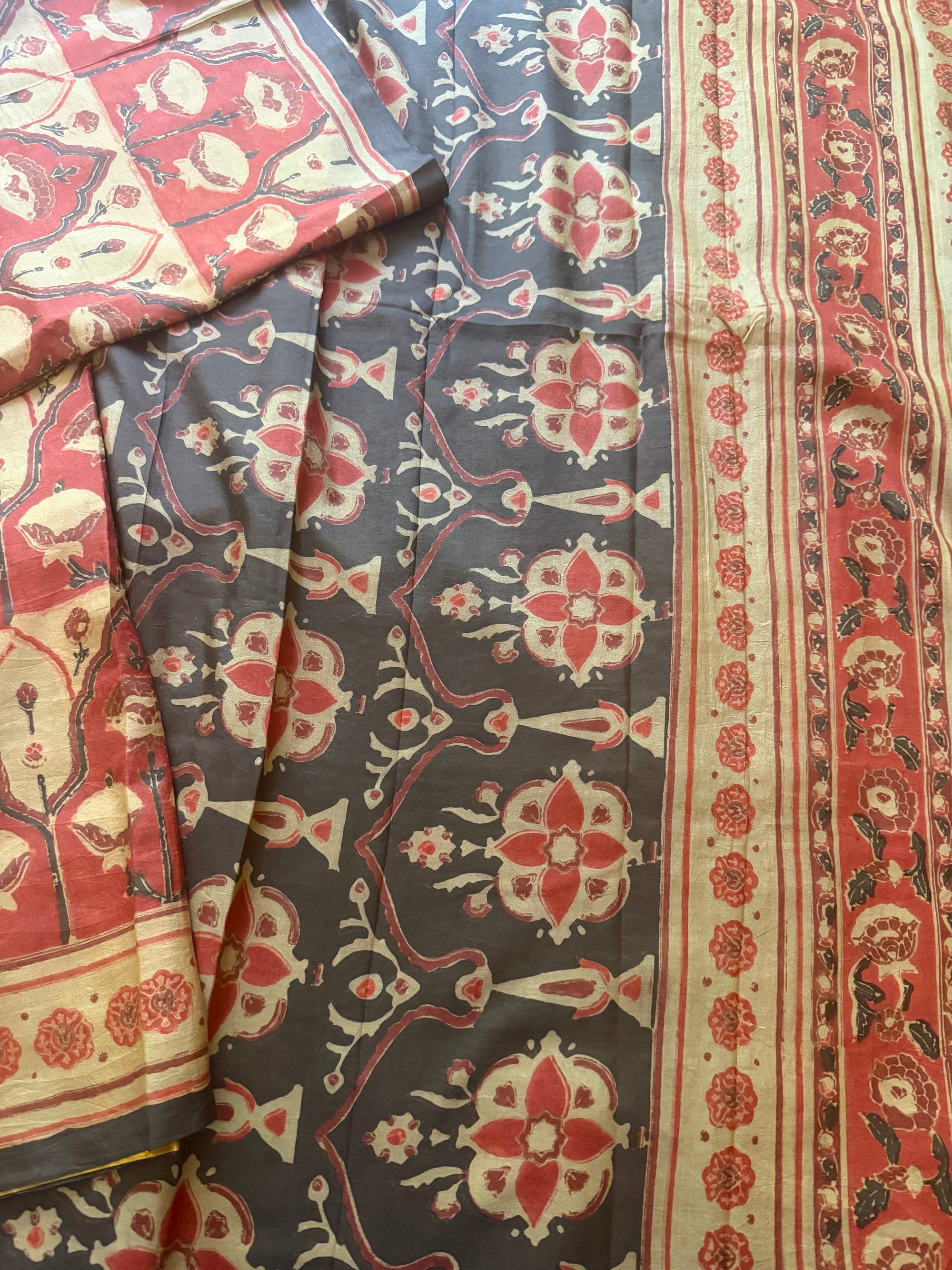 Pracheen Ajrakh - Mulberry Silk