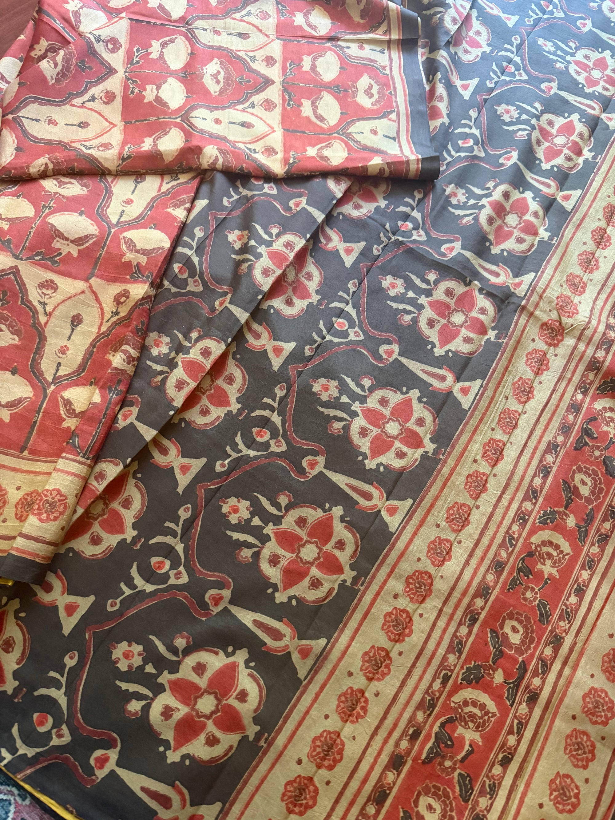 Pracheen Ajrakh - Mulberry Silk
