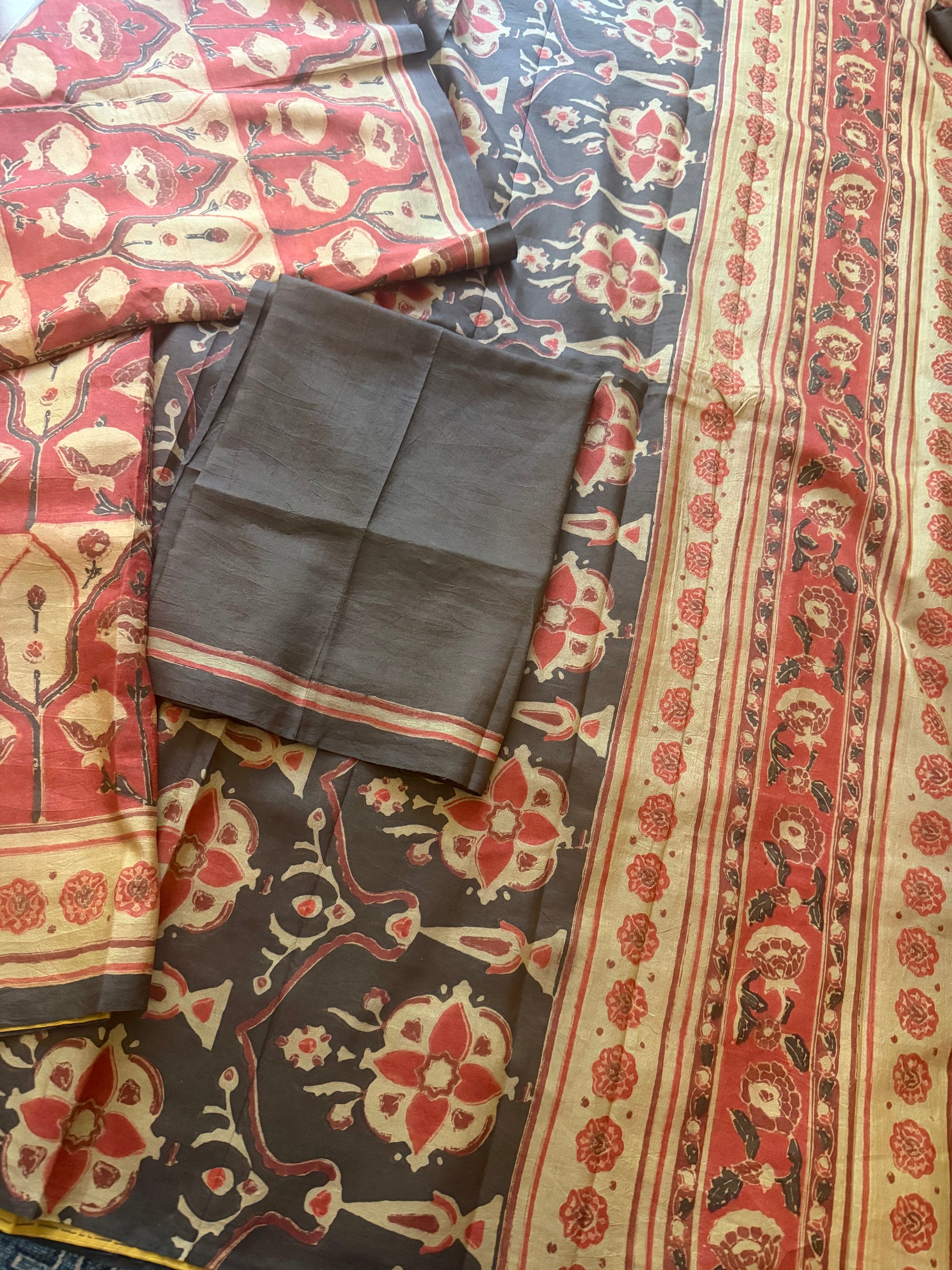 Pracheen Ajrakh - Mulberry Silk