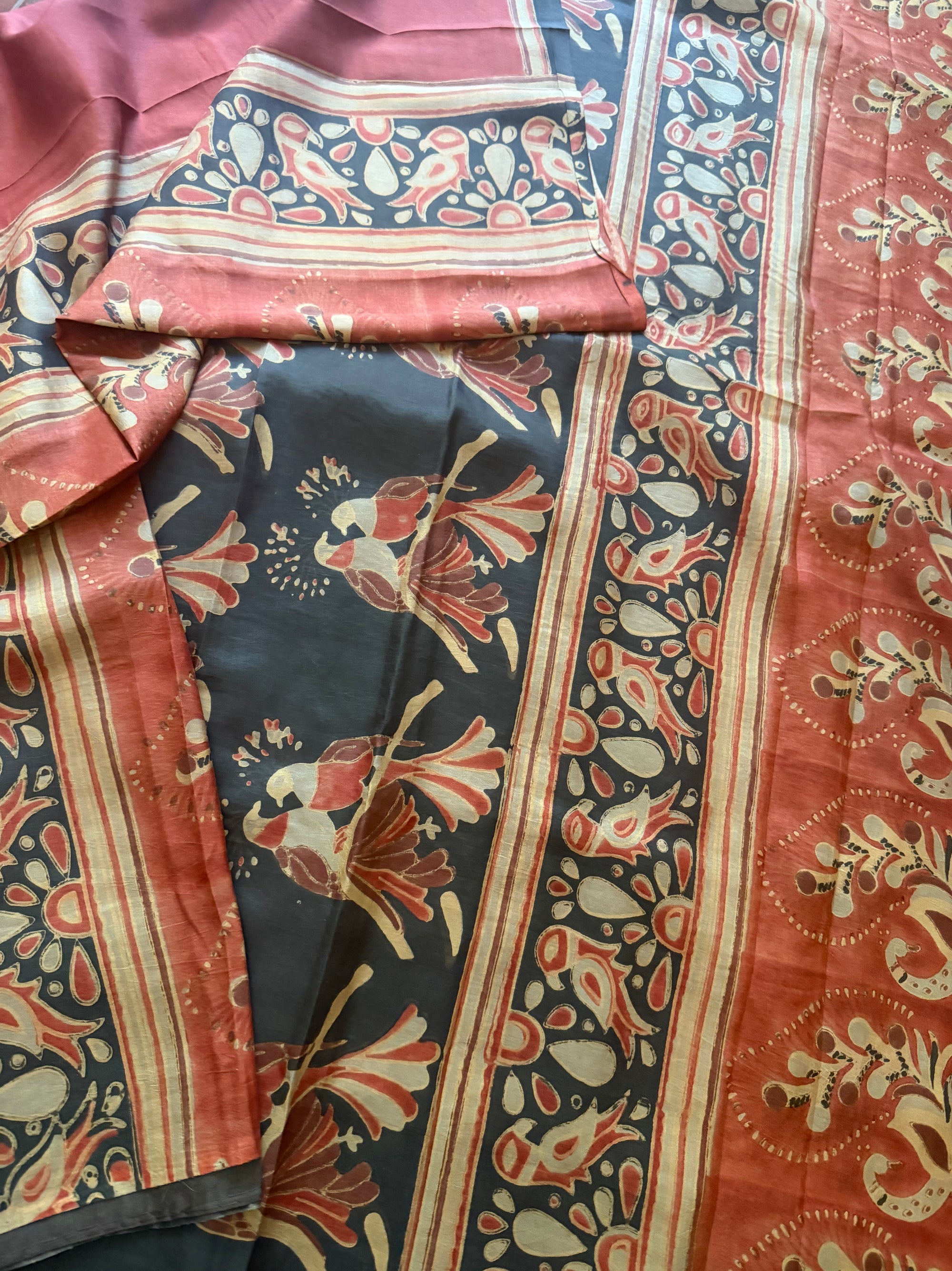 Pracheen Ajrakh - Mulberry Silk