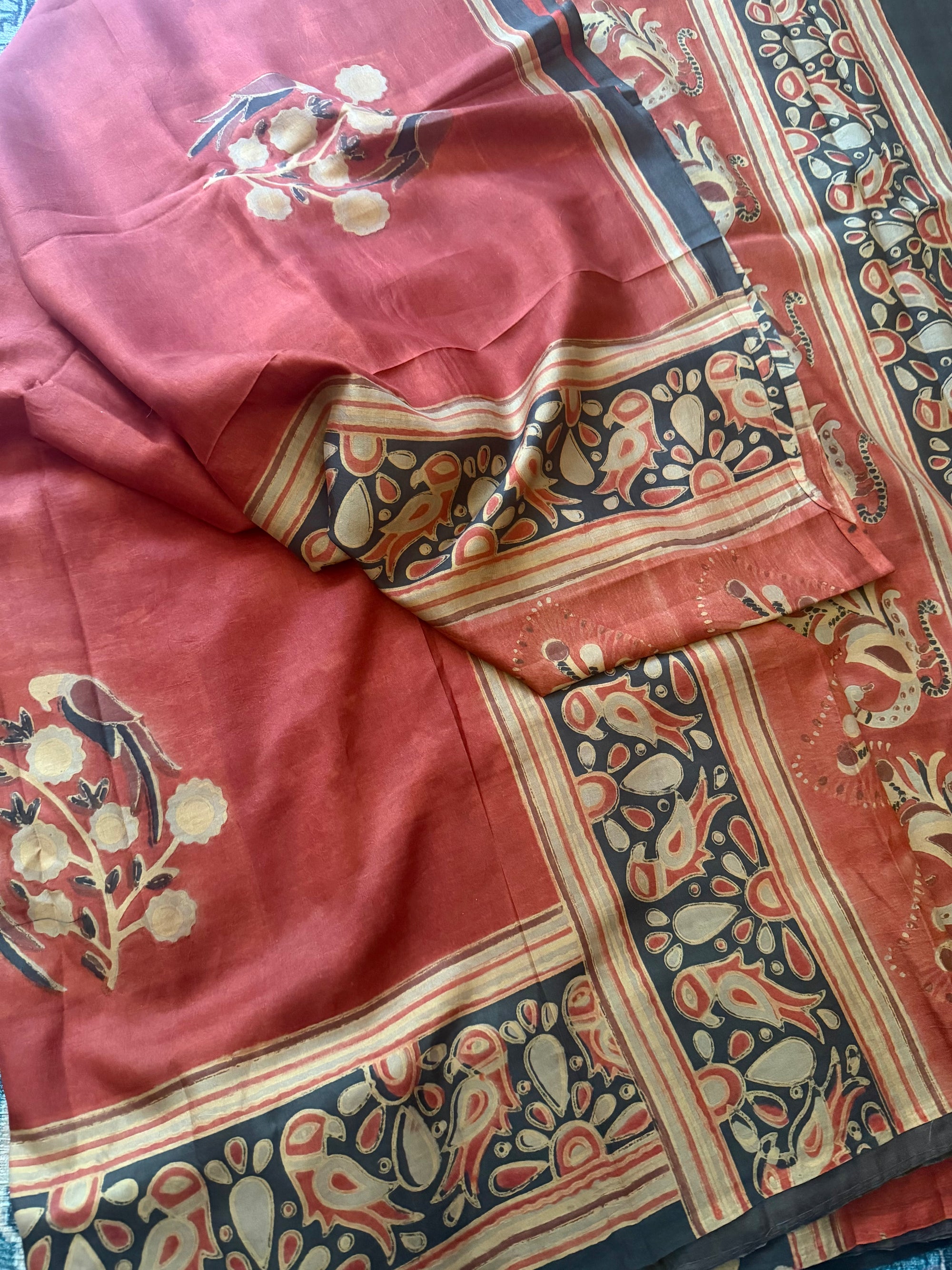 Pracheen Ajrakh - Mulberry Silk
