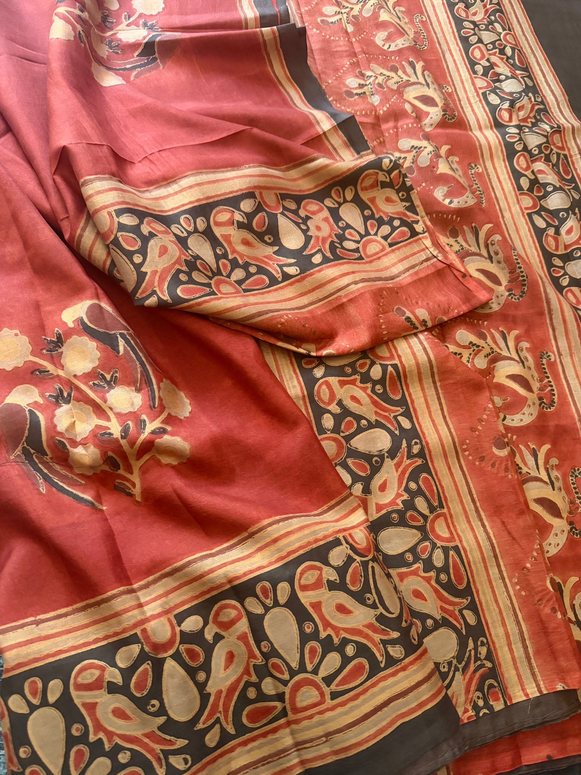 Pracheen Ajrakh - Mulberry Silk
