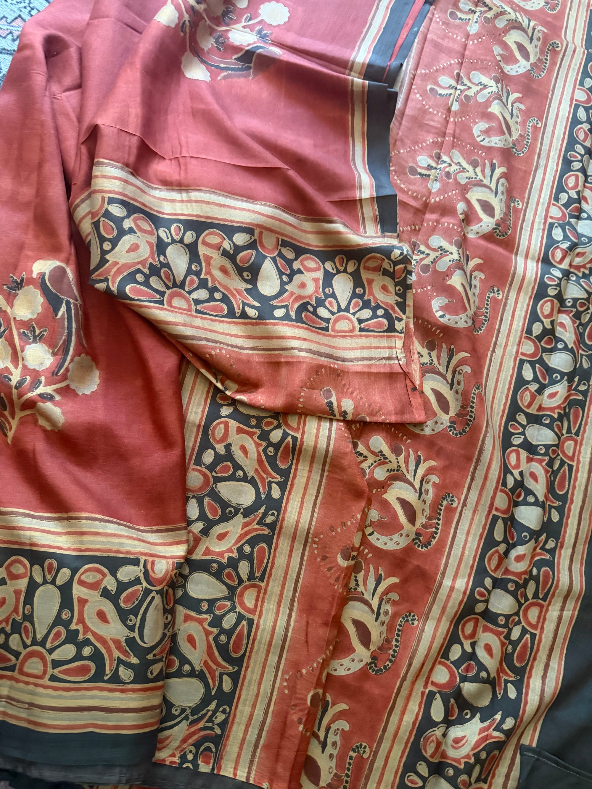 Pracheen Ajrakh - Mulberry Silk