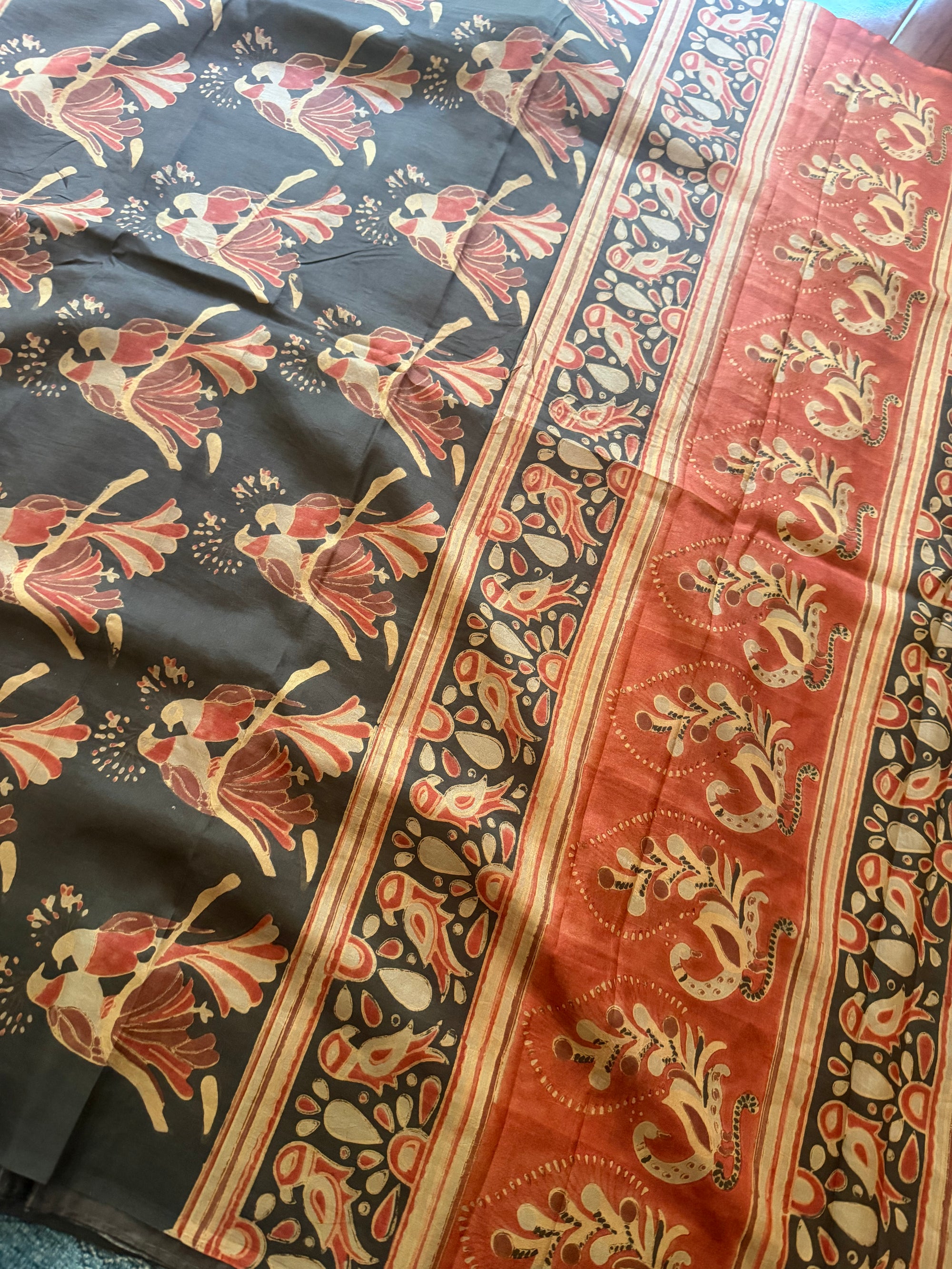 Pracheen Ajrakh - Mulberry Silk
