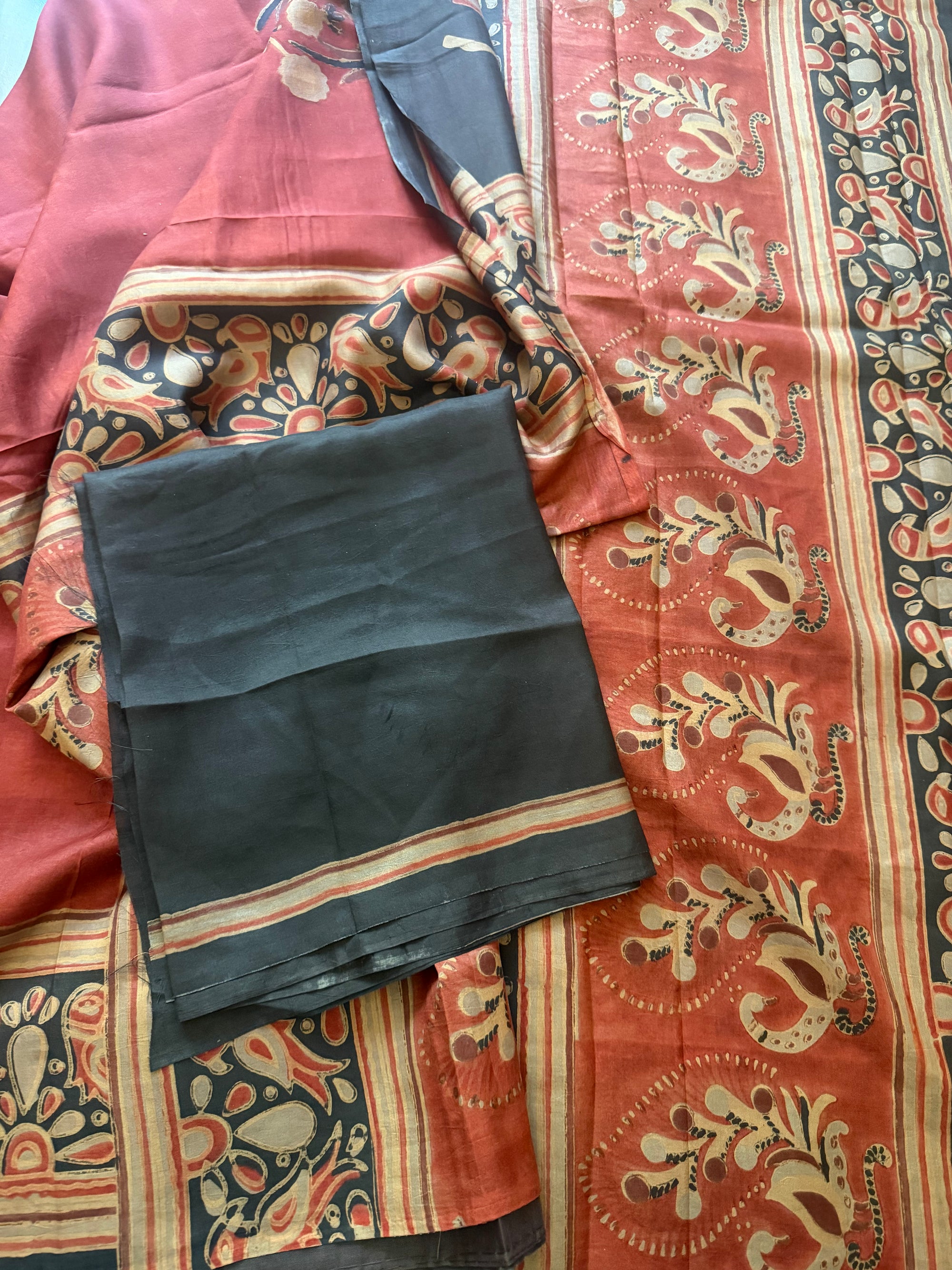 Pracheen Ajrakh - Mulberry Silk