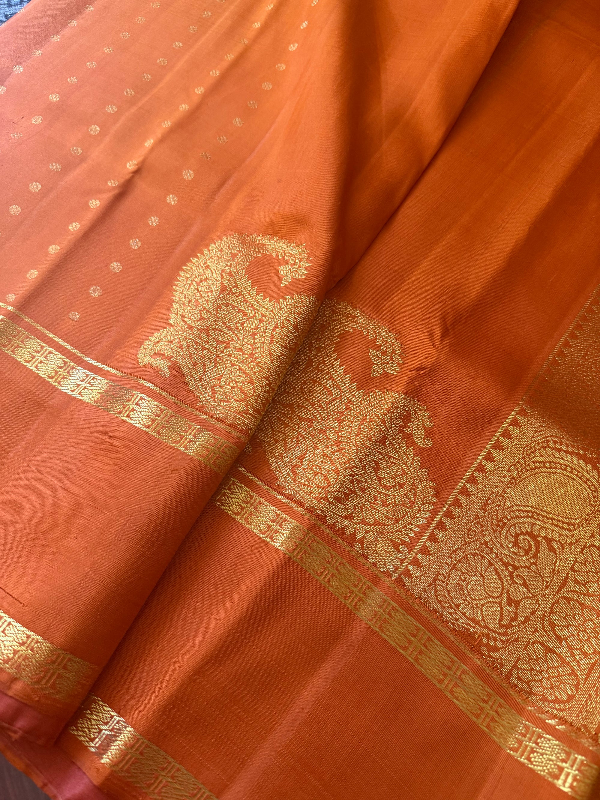 MYTHILI:  A tale of three different weaves (Kanjivaram Silk)