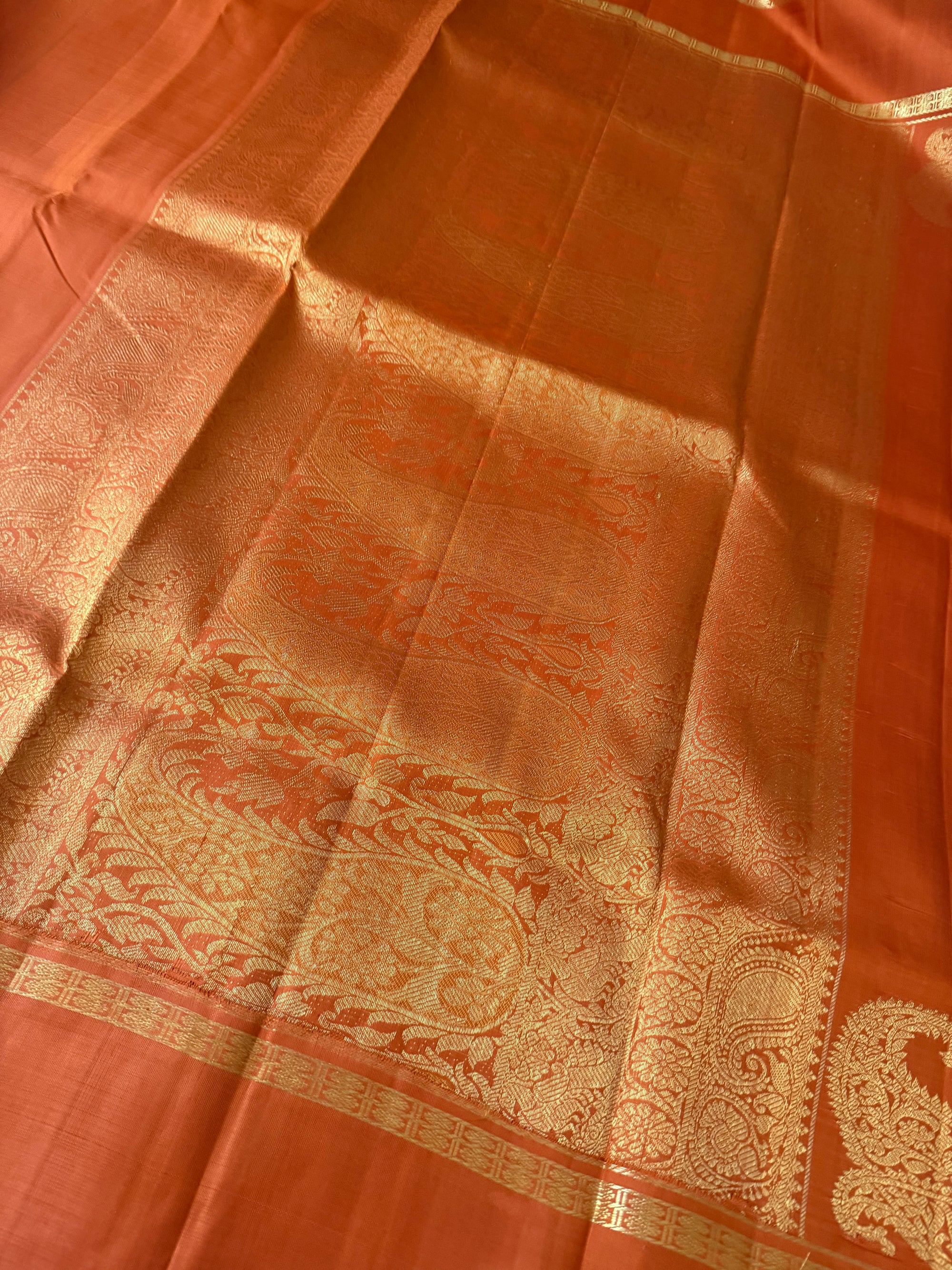 MYTHILI:  A tale of three different weaves (Kanjivaram Silk)