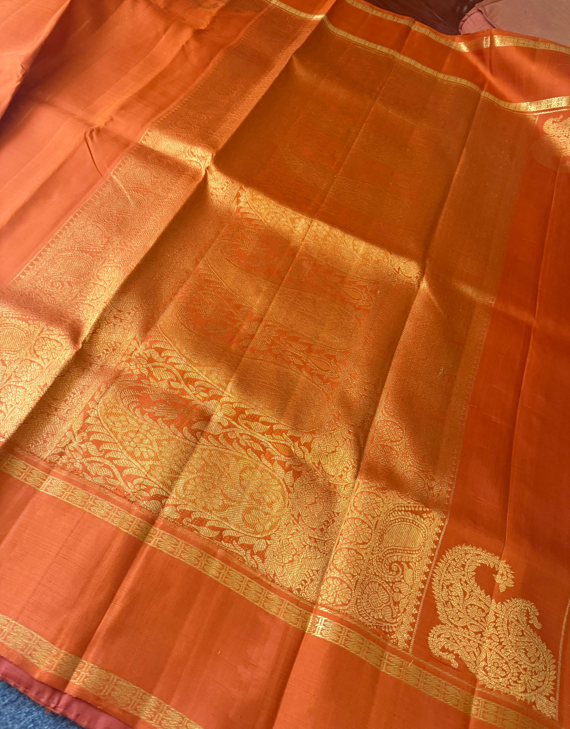 MYTHILI:  A tale of three different weaves (Kanjivaram Silk)