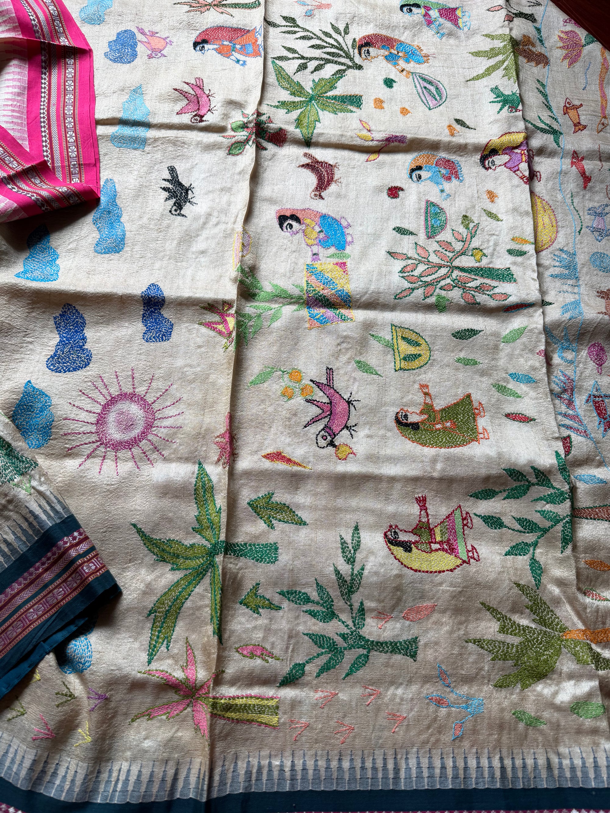 VRIKSHA: Vidarbha Tussar with Sujani Embroidery