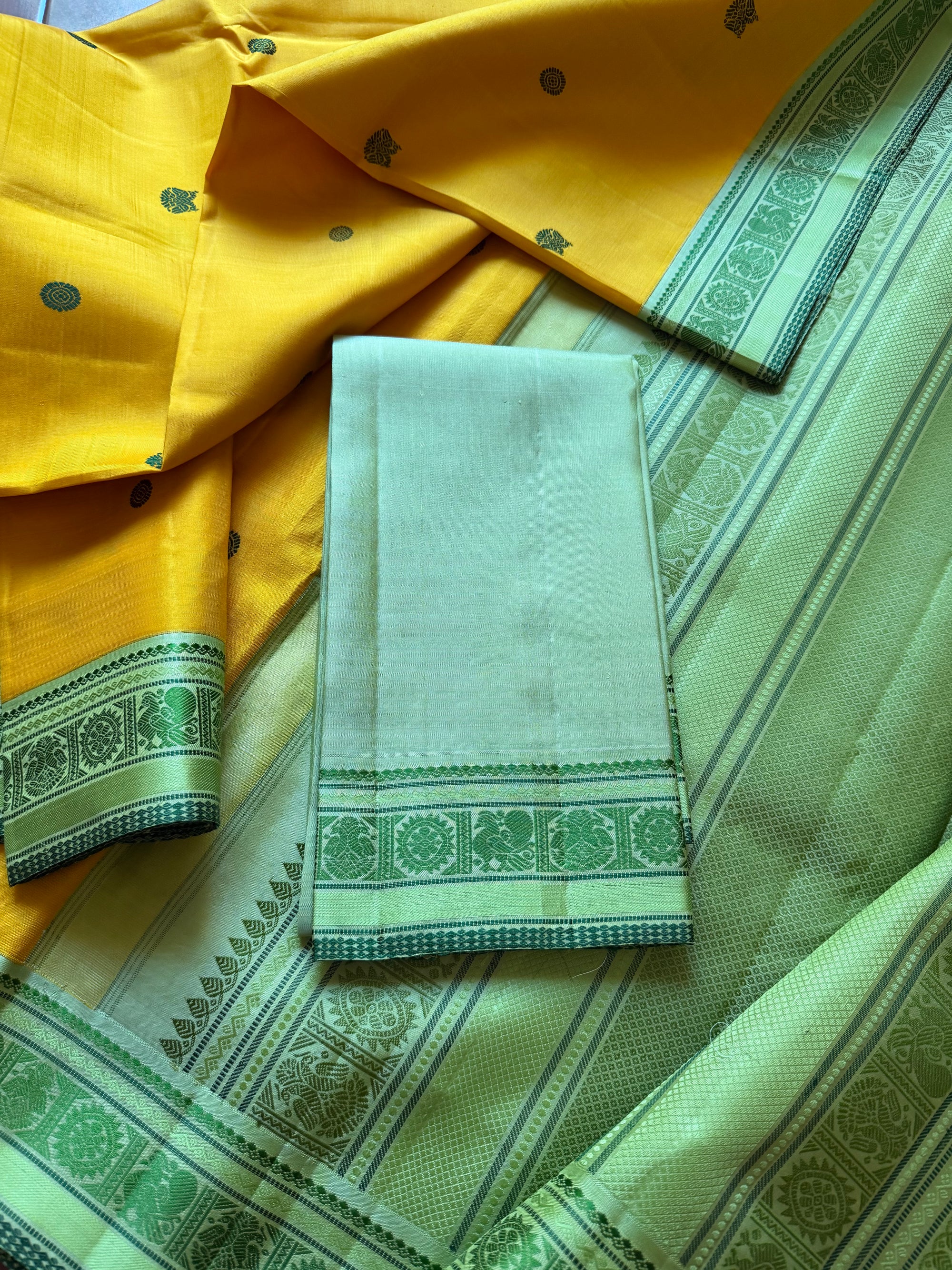 No Zari Korvai Kanjivaram Silk