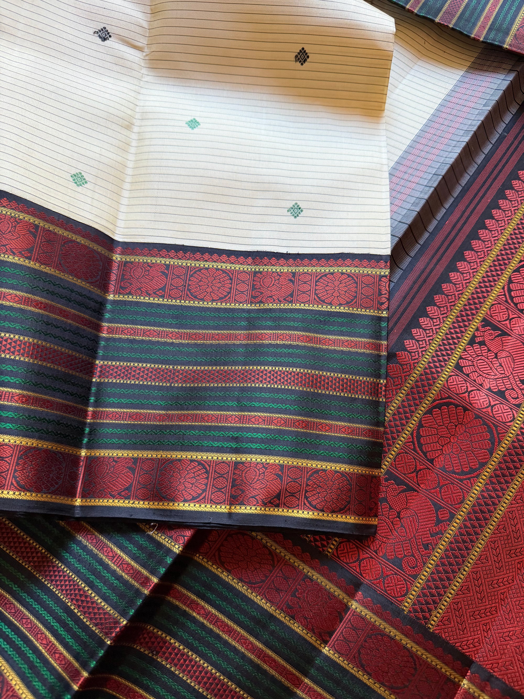 No Zari Korvai Kanjivaram Silk