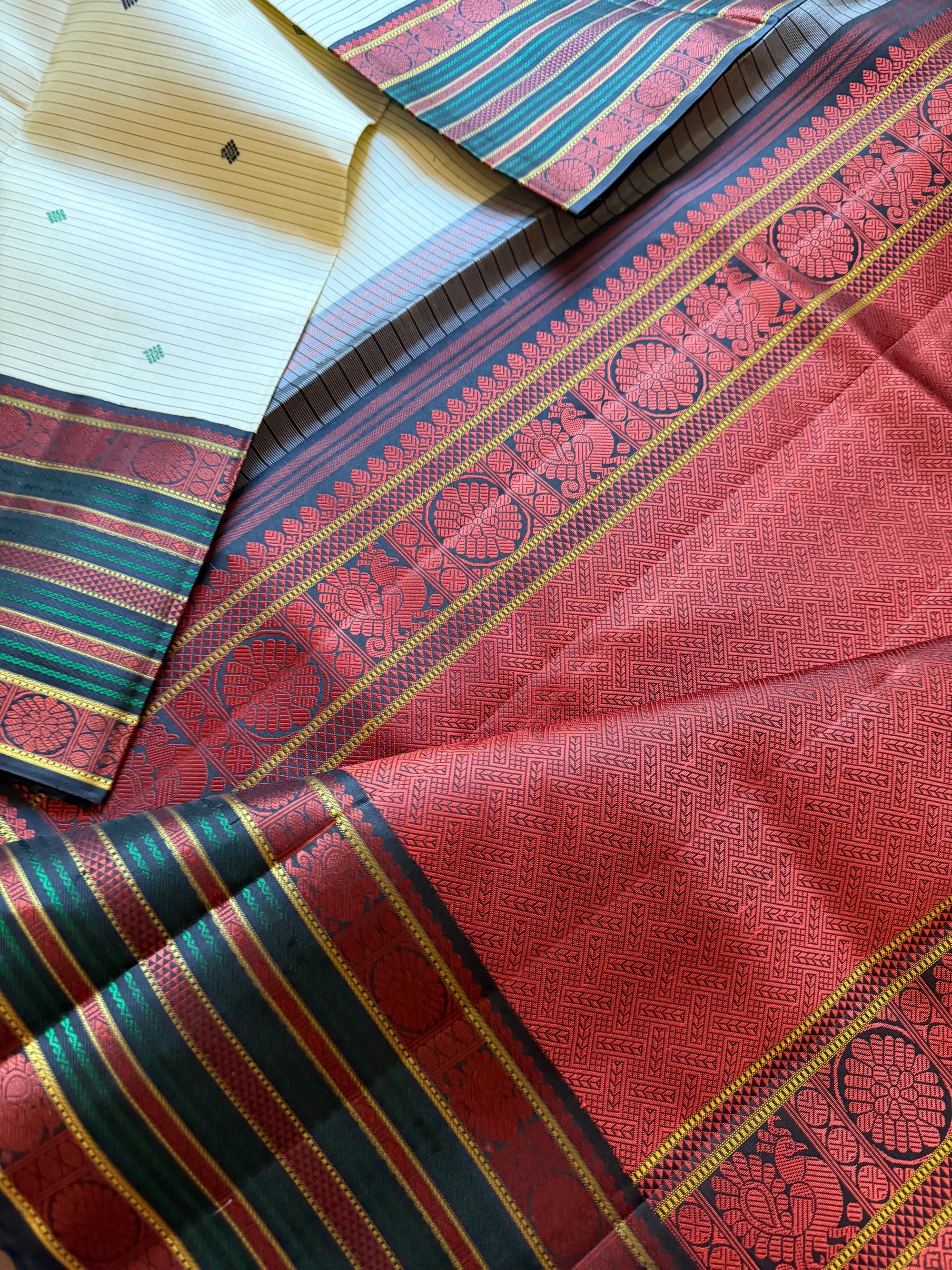 No Zari Korvai Kanjivaram Silk