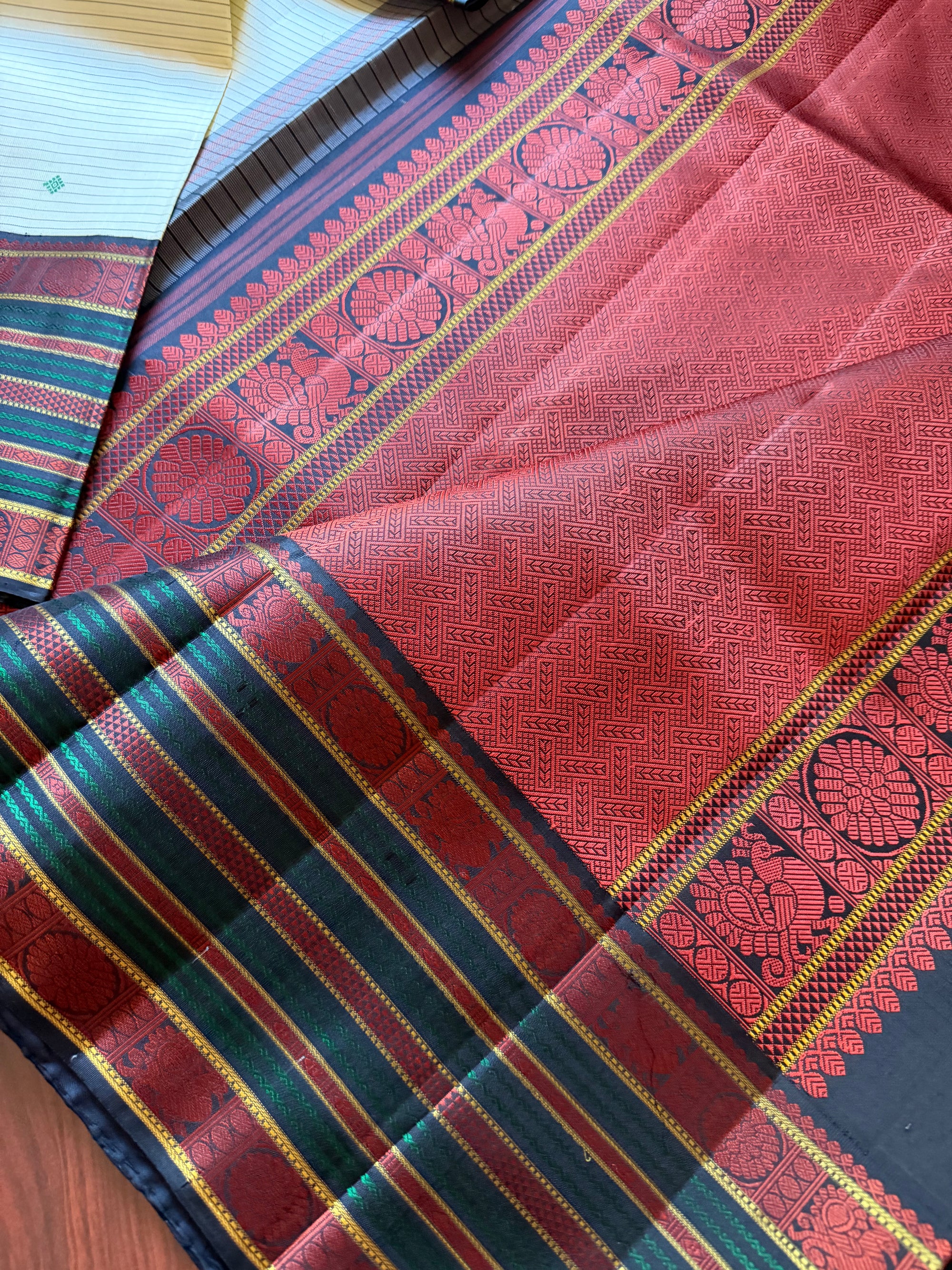 No Zari Korvai Kanjivaram Silk