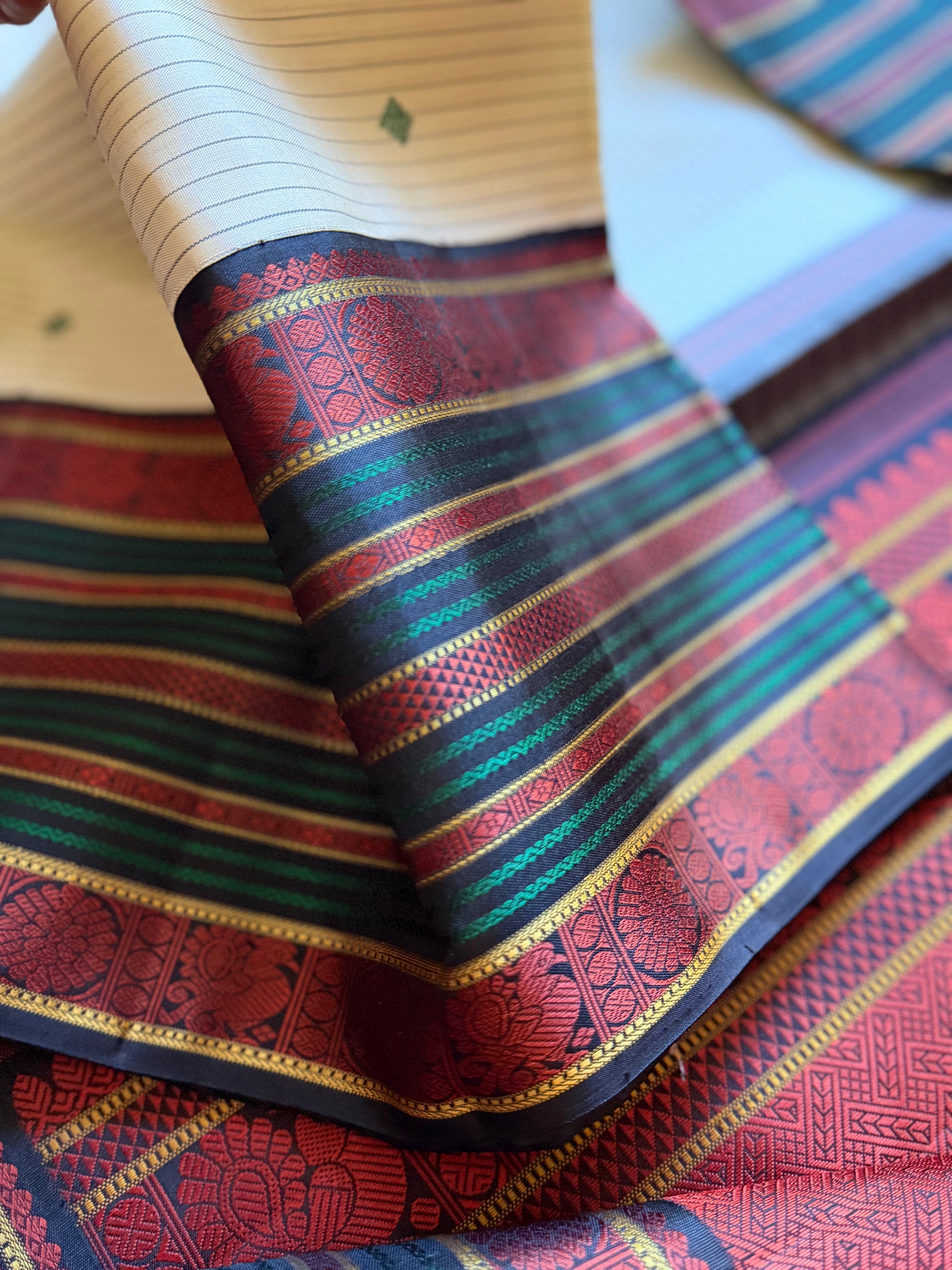No Zari Korvai Kanjivaram Silk