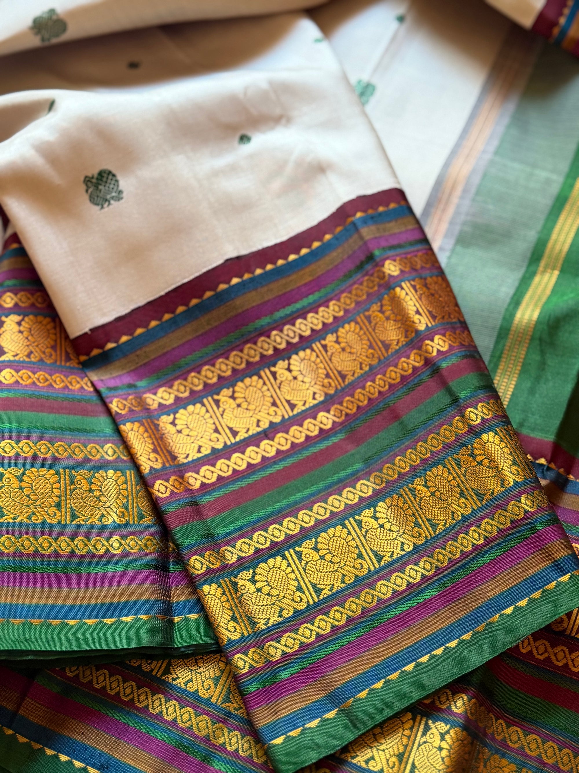 No Zari Korvai Kanjivaram Silk